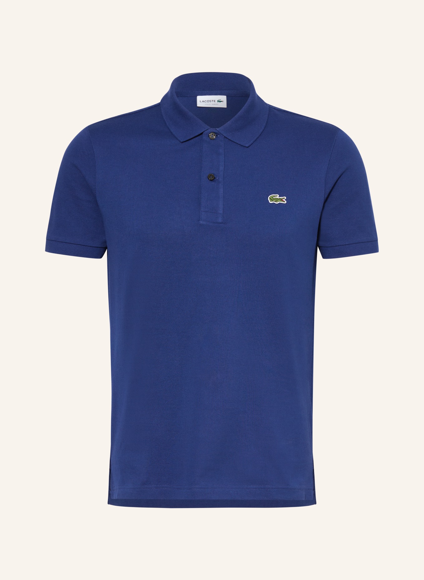 LACOSTE Piqué-Poloshirt Slim Fit: BLAU