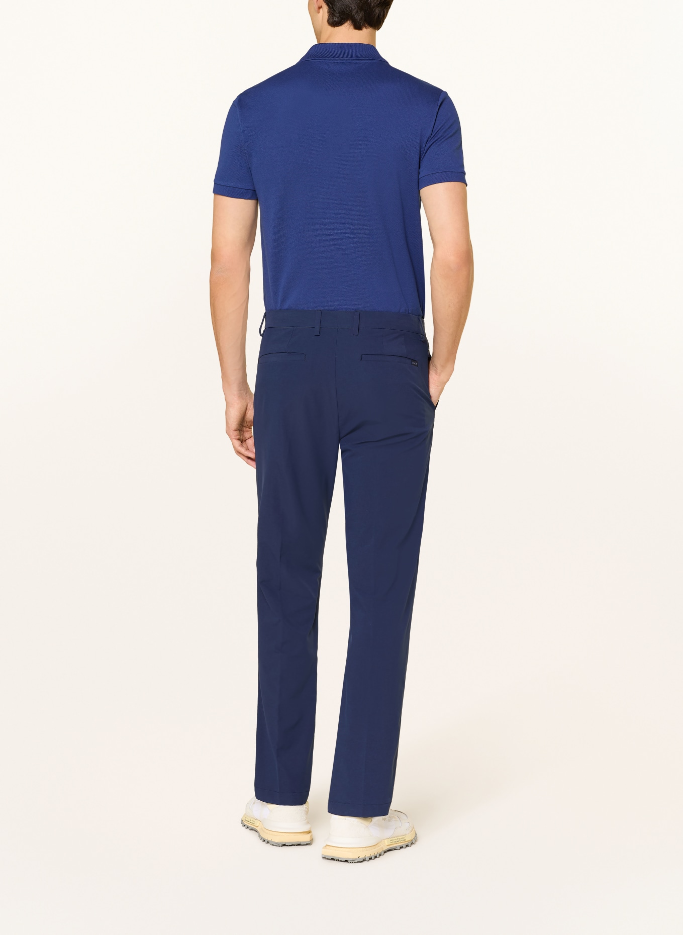 LACOSTE Piqué-Poloshirt Slim Fit: BLAU