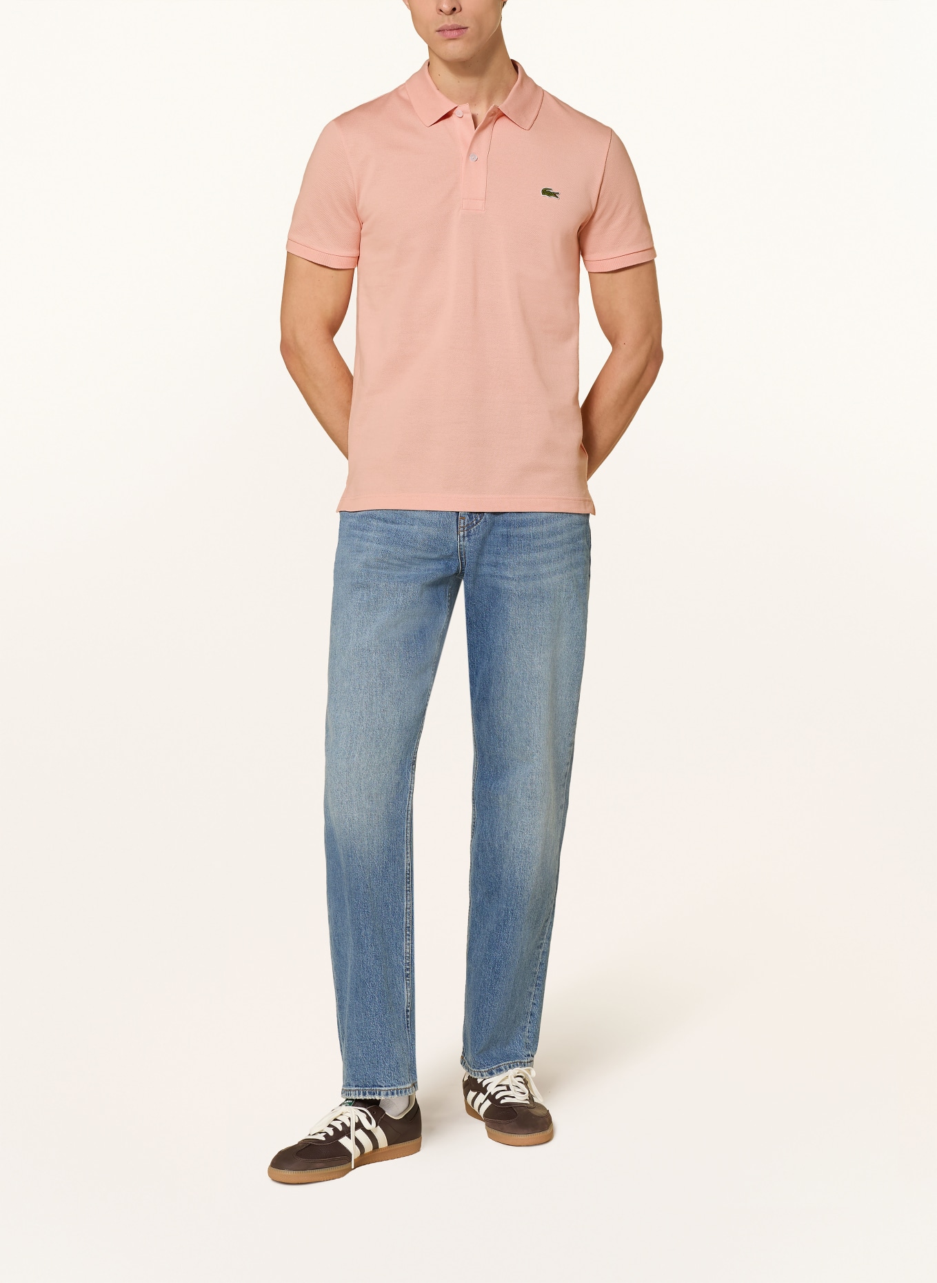 LACOSTE Piqué-Poloshirt Slim Fit: LACHS