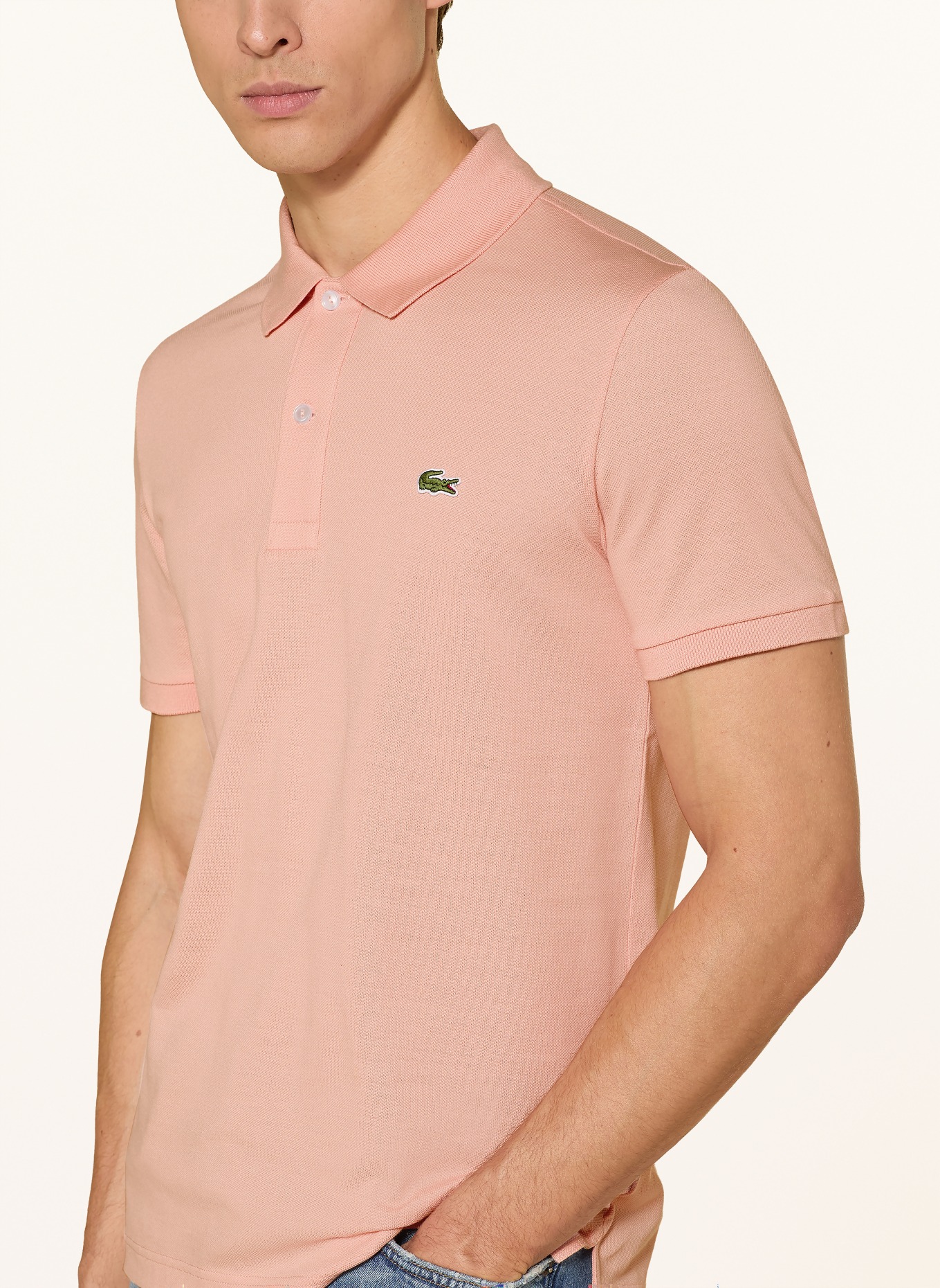 LACOSTE Piqué-Poloshirt Slim Fit: LACHS