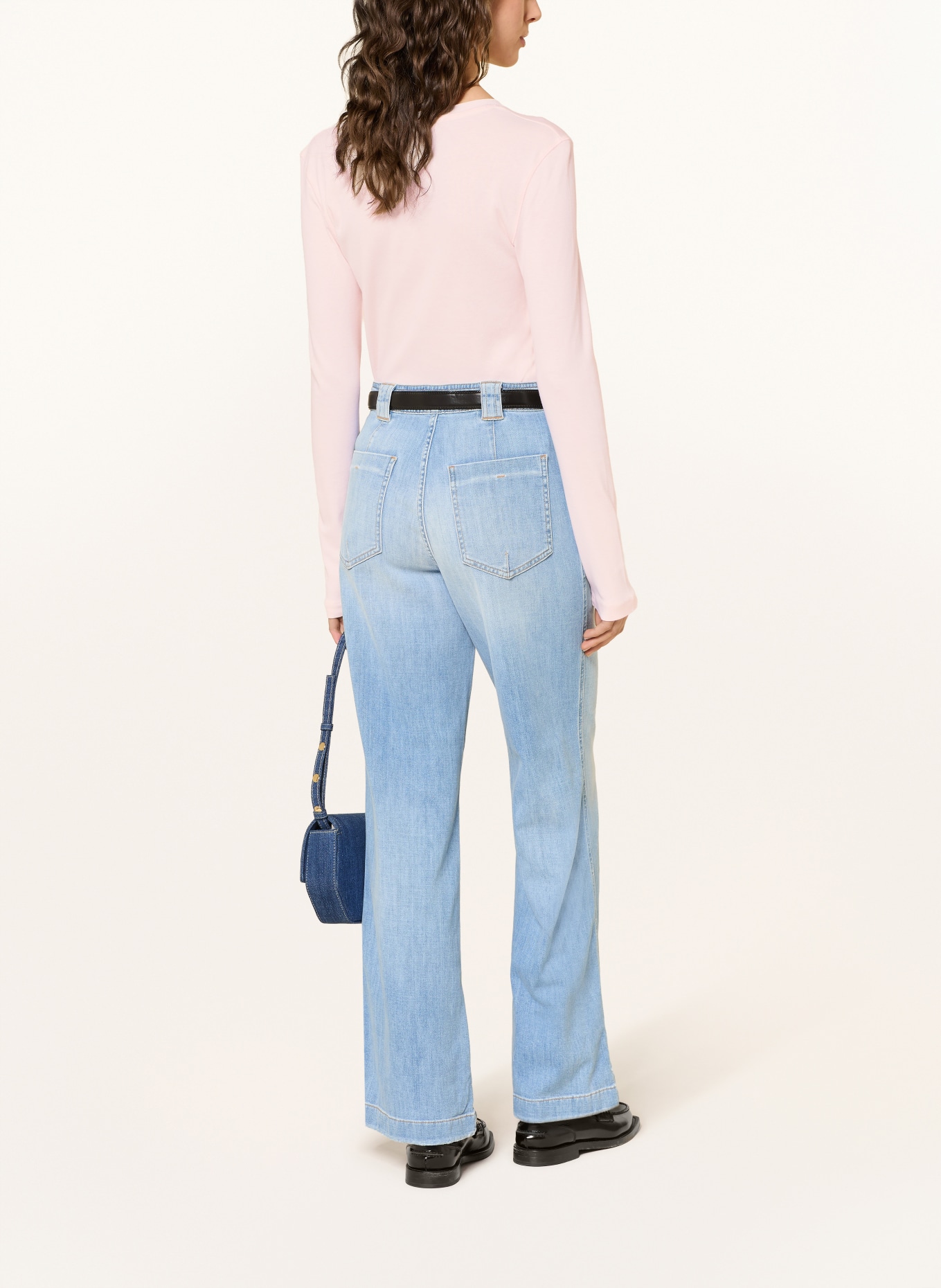 CLOSED Tričko s dlouhým rukávem: SVĚTLE RŮŽOVÁ