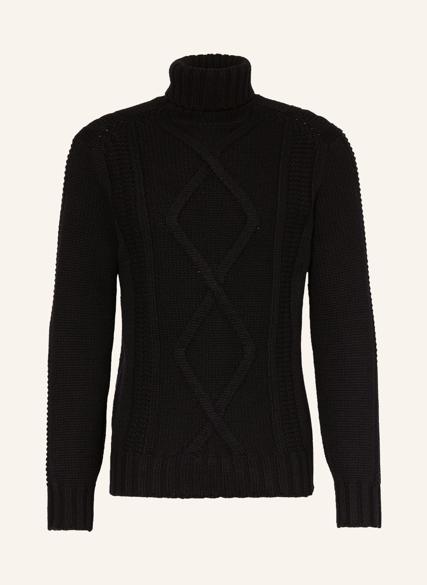 BRUNELLO CUCINELLI Rollkragenpullover aus Cashmere: SCHWARZ