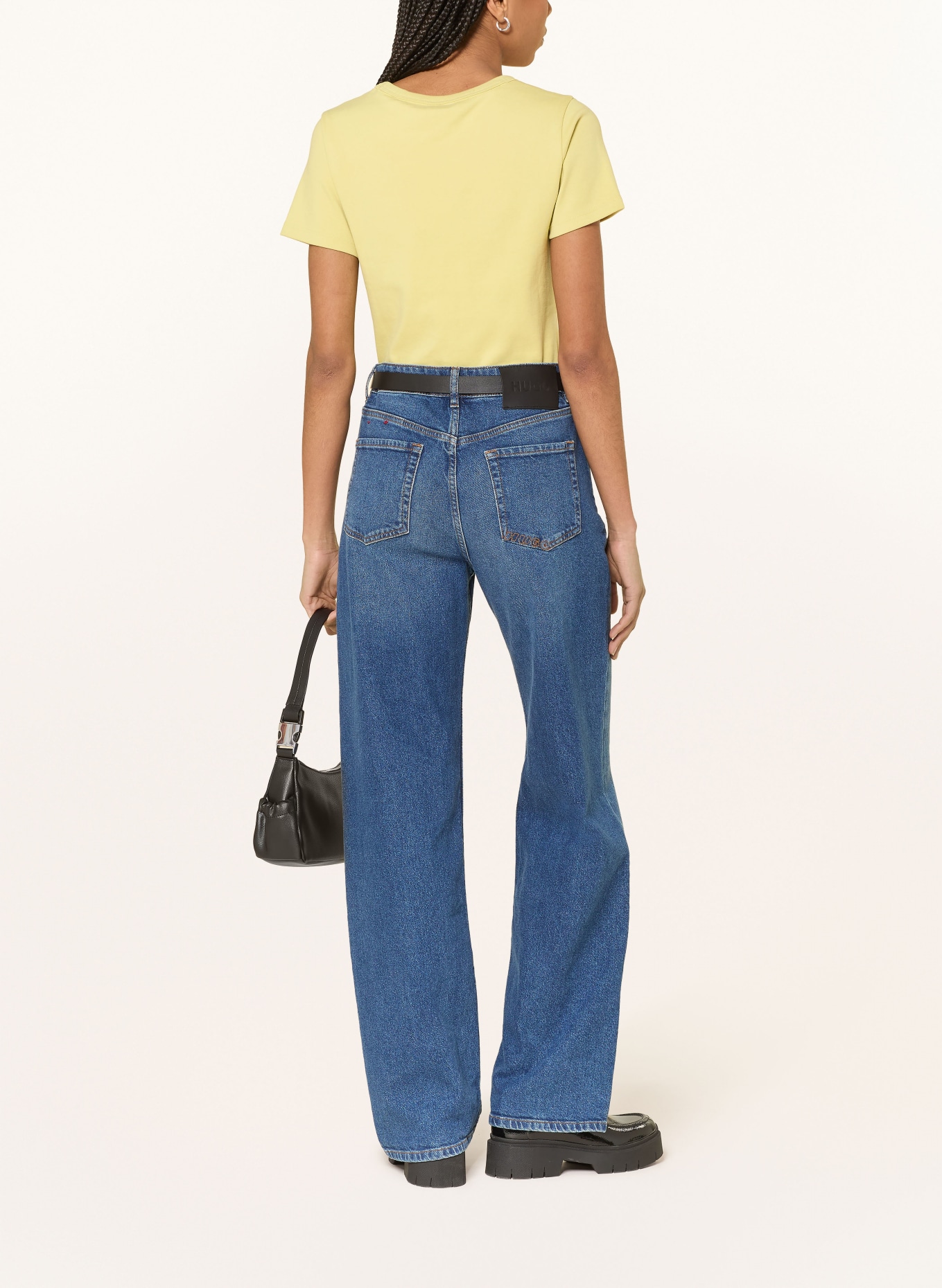 HUGO T-Shirt DELORIS: HELLGRÜN