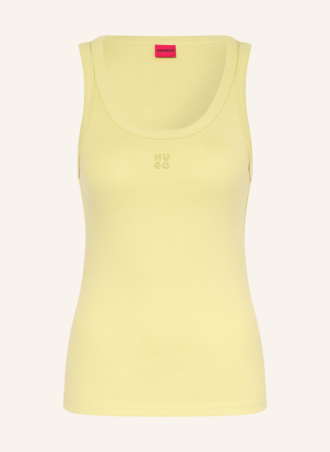 HUGO Top DATAMIA: SVĚTLE ZELENÁ