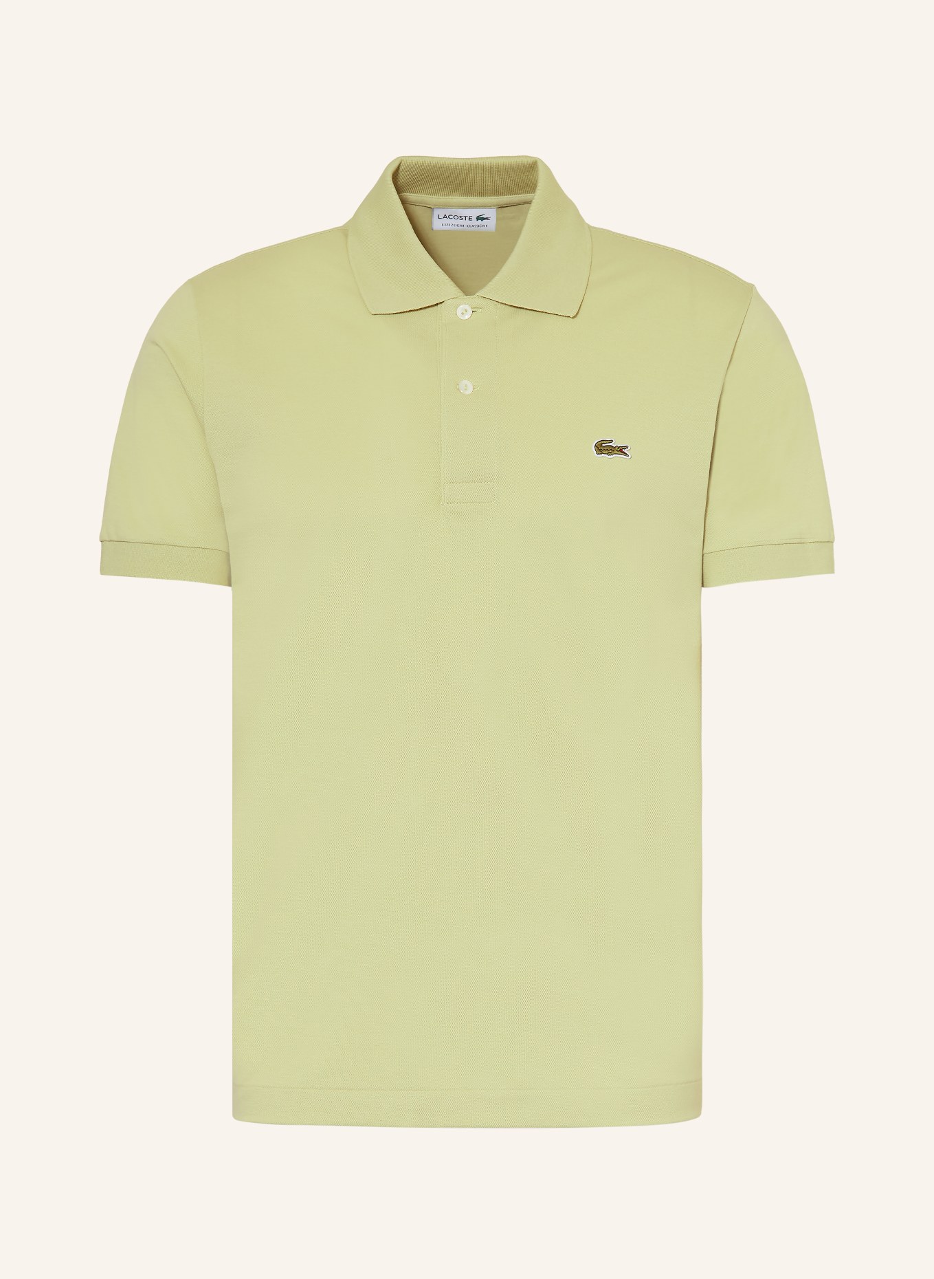 LACOSTE Koszulka polo z piki: JASNOZIELONY