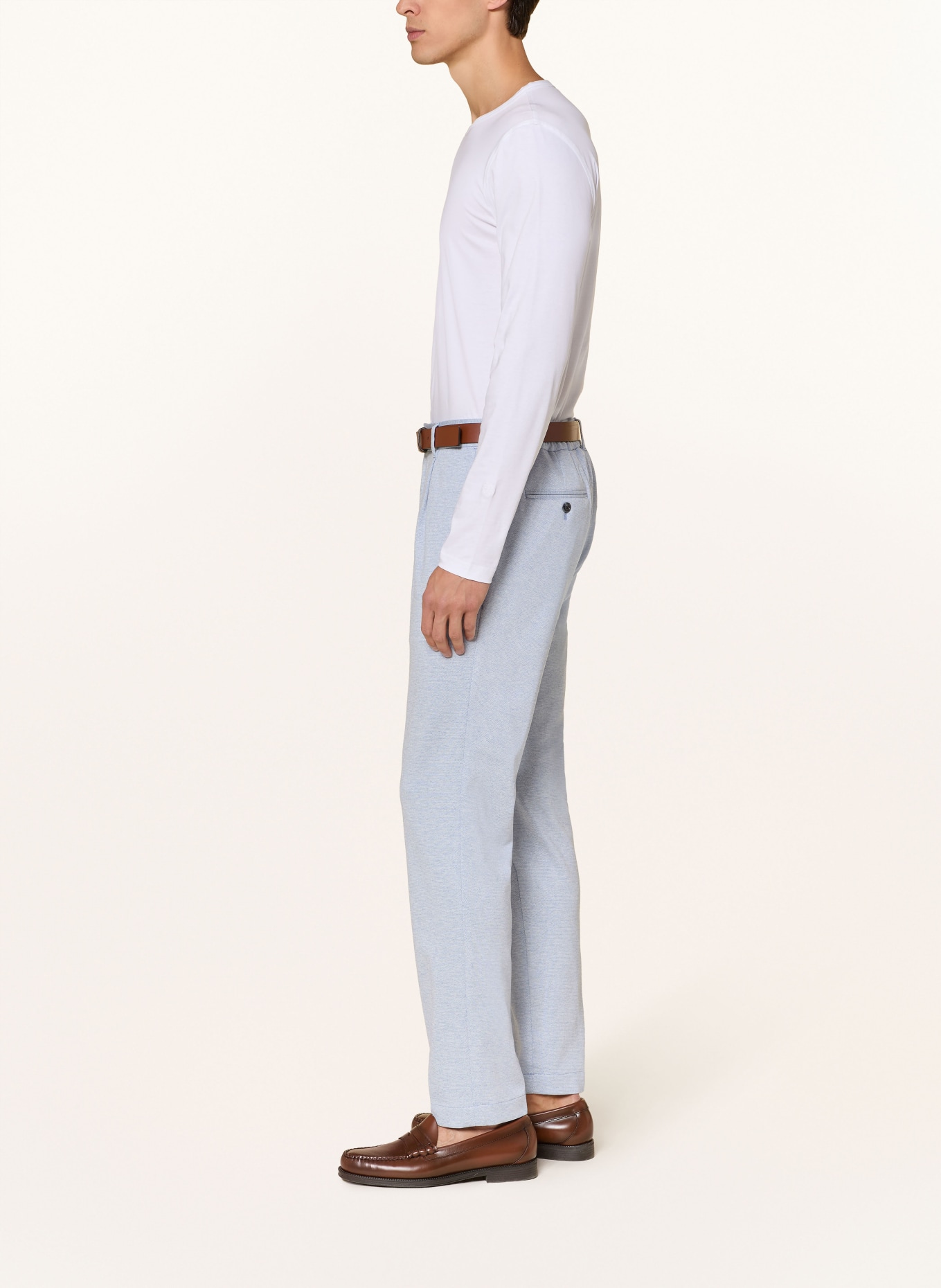 JOOP! Anzughose LESTER Loose Fit aus Jersey: 490 Open Blue 490