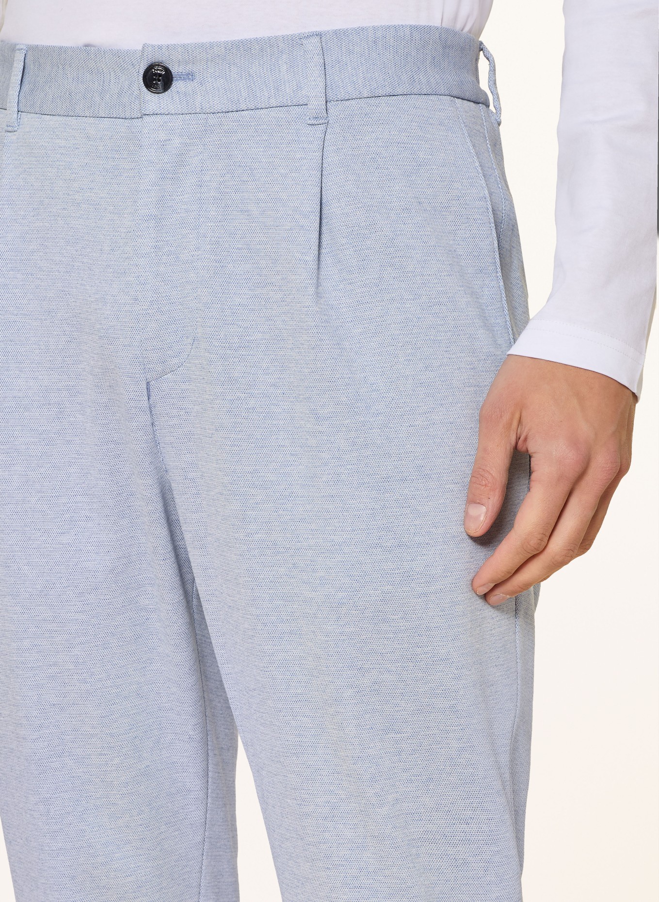 JOOP! Anzughose LESTER Loose Fit aus Jersey: 490 Open Blue 490