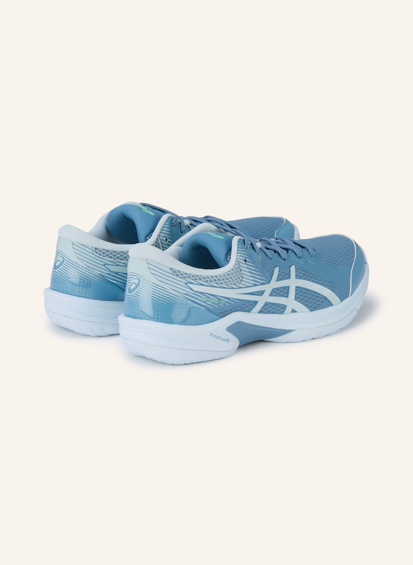 ASICS Indoorschuhe BEYOND FF: HELLBLAU / HELLGRAU