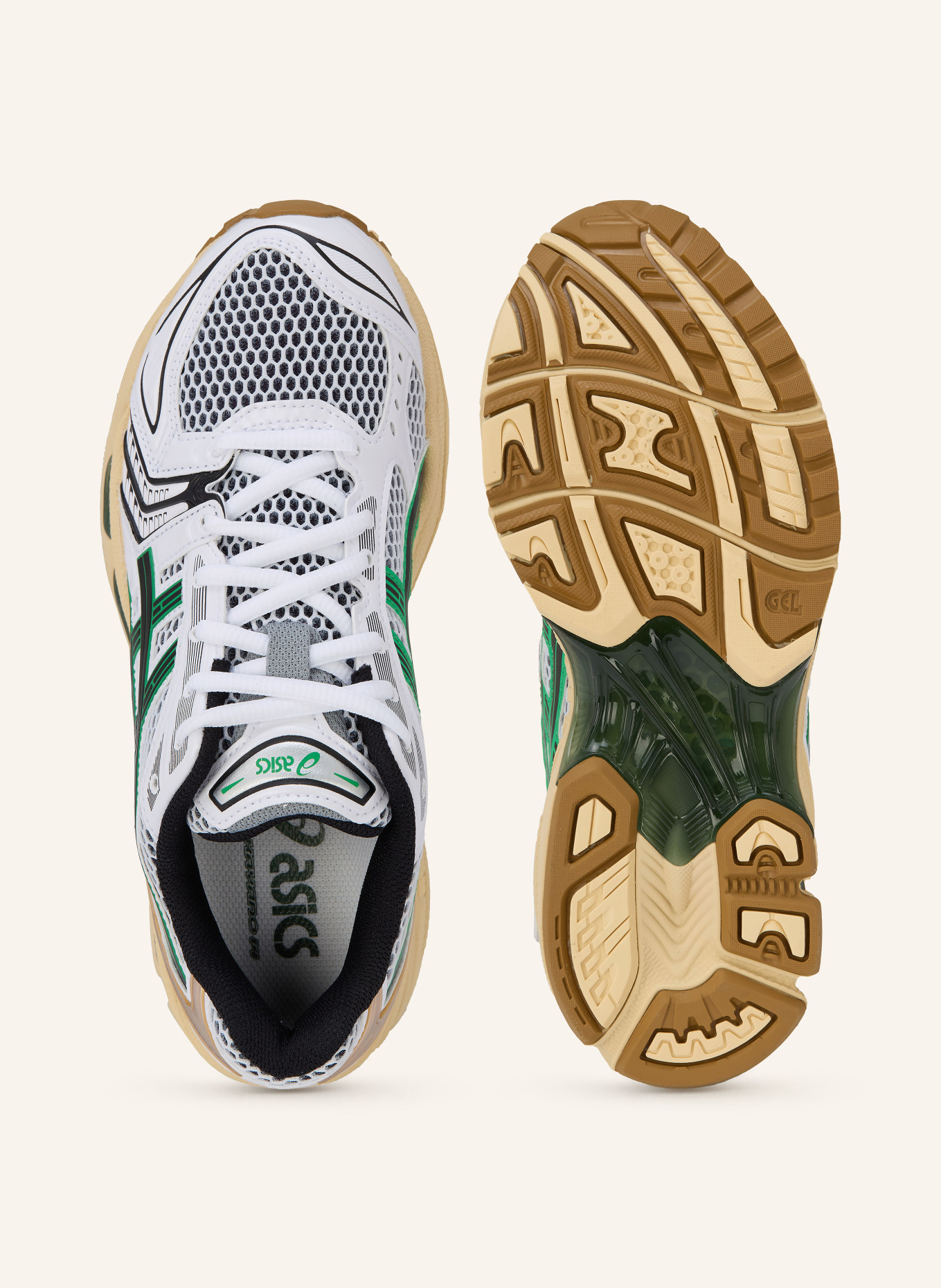 ASICS Sneakersy GEL-KAYANO™ 14: BIAŁY / ZIELONY / CZARNY