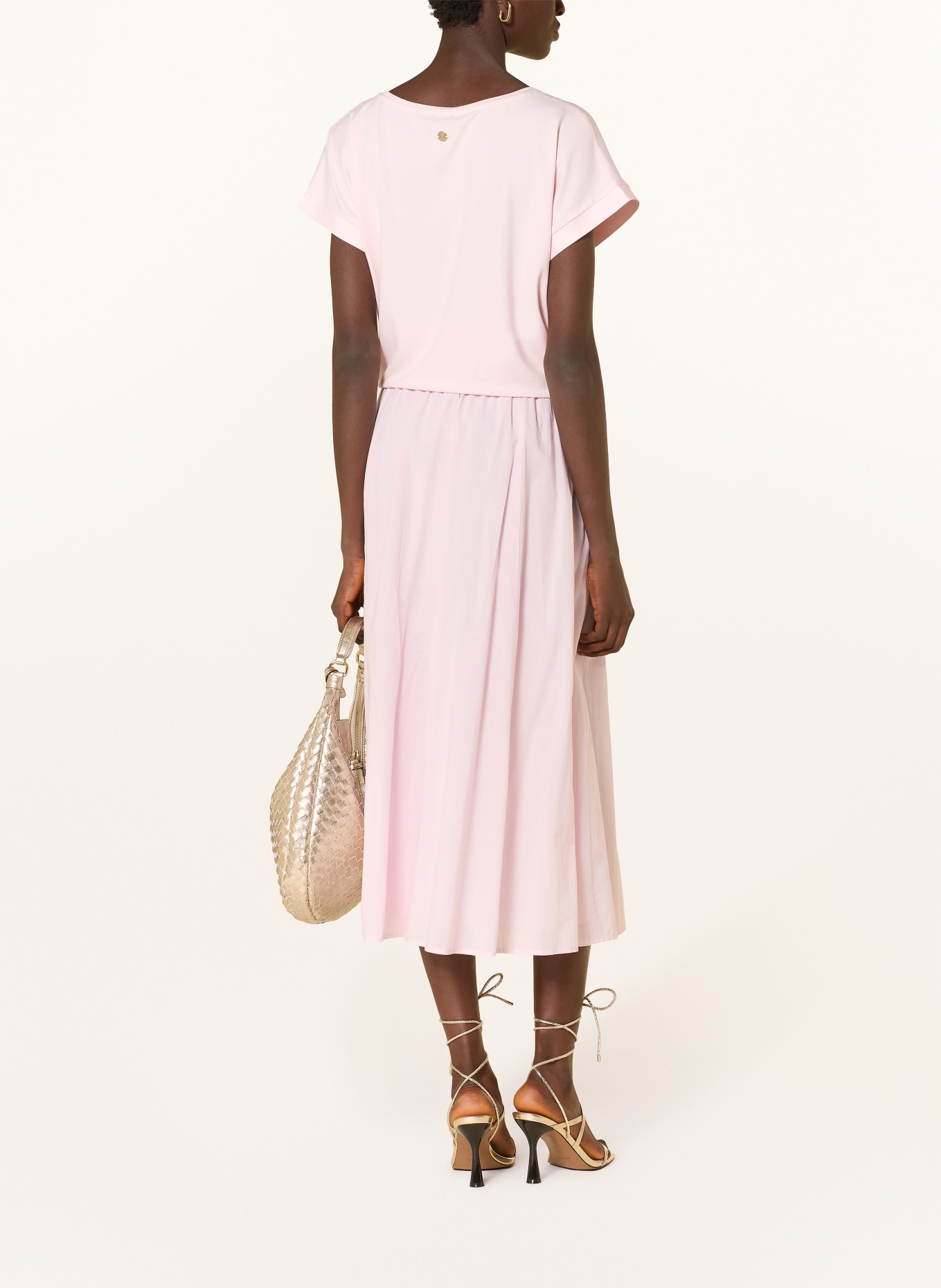 JOOP! TAILA shirt blouse in mixed materials: LIGHT PINK