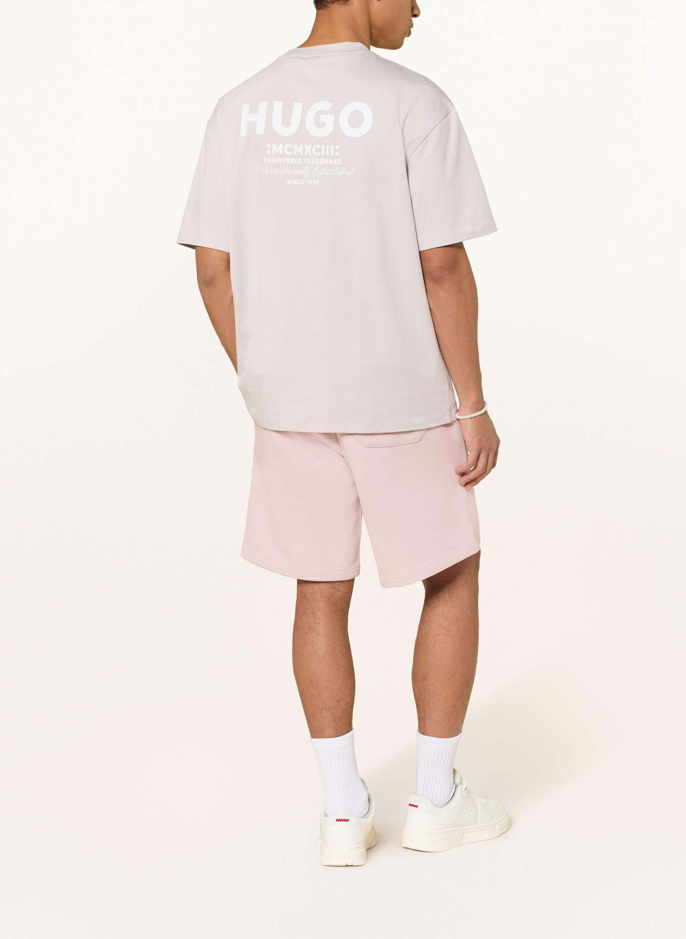 HUGO Sweat shorts NOMARIO: LIGHT PURPLE