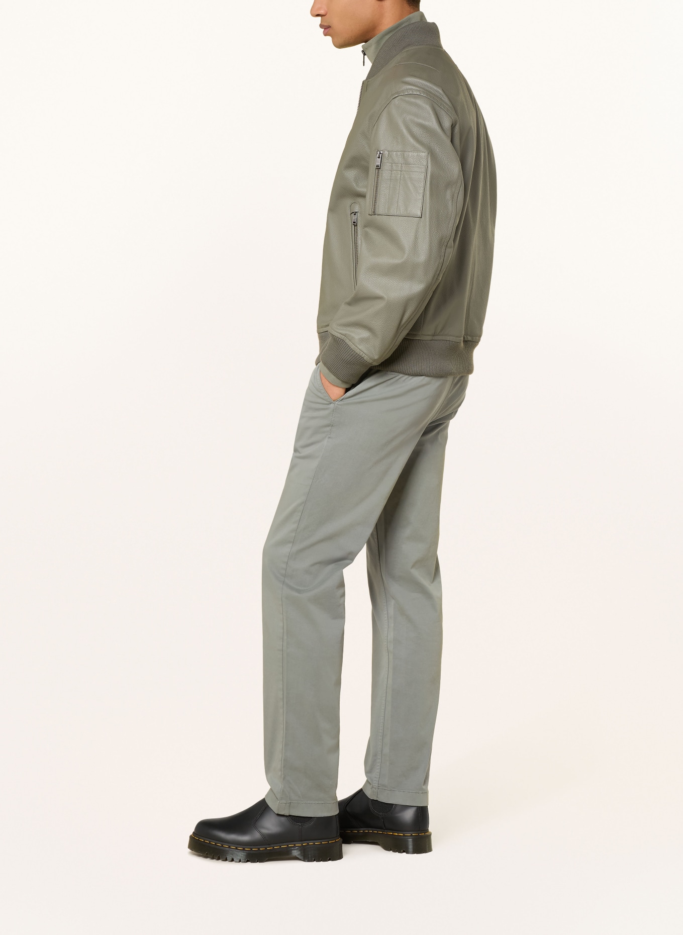 BOSS Chino REGULAR-1 Regular Fit: GRAU