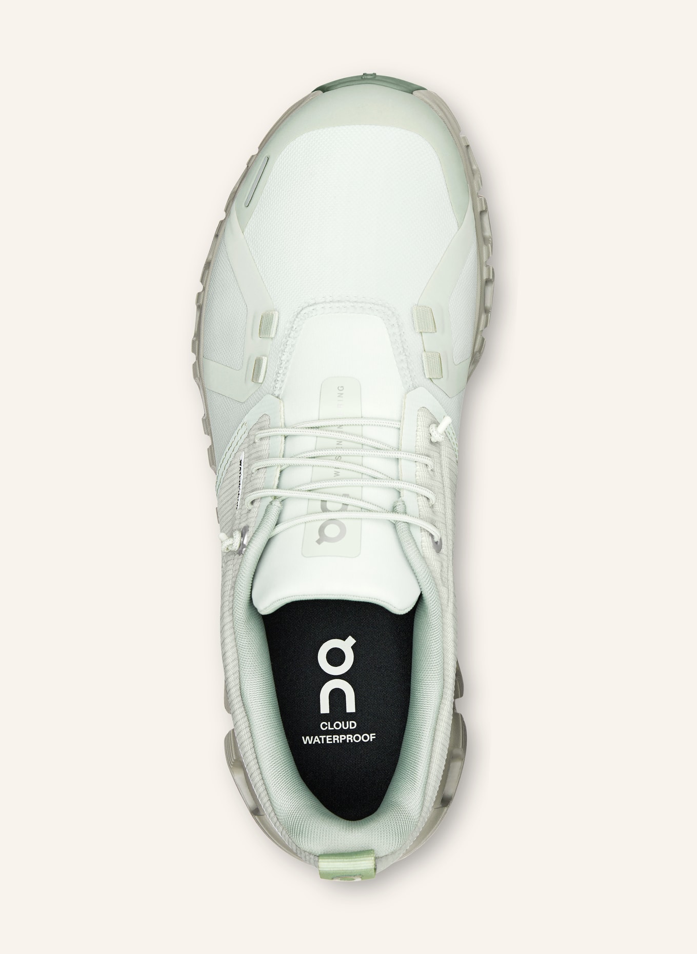 On Sneakersy CLOUD 6 WP: JASNOZIELONY