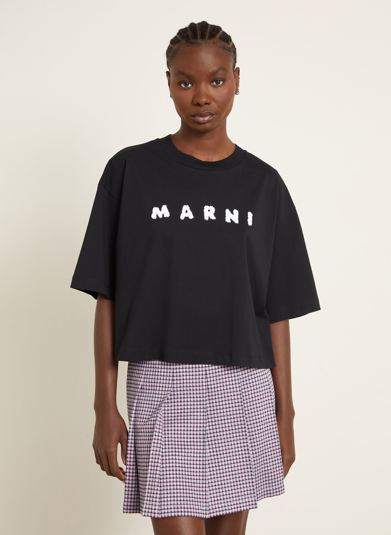 MARNI T-Shirt: SCHWARZ / WEISS