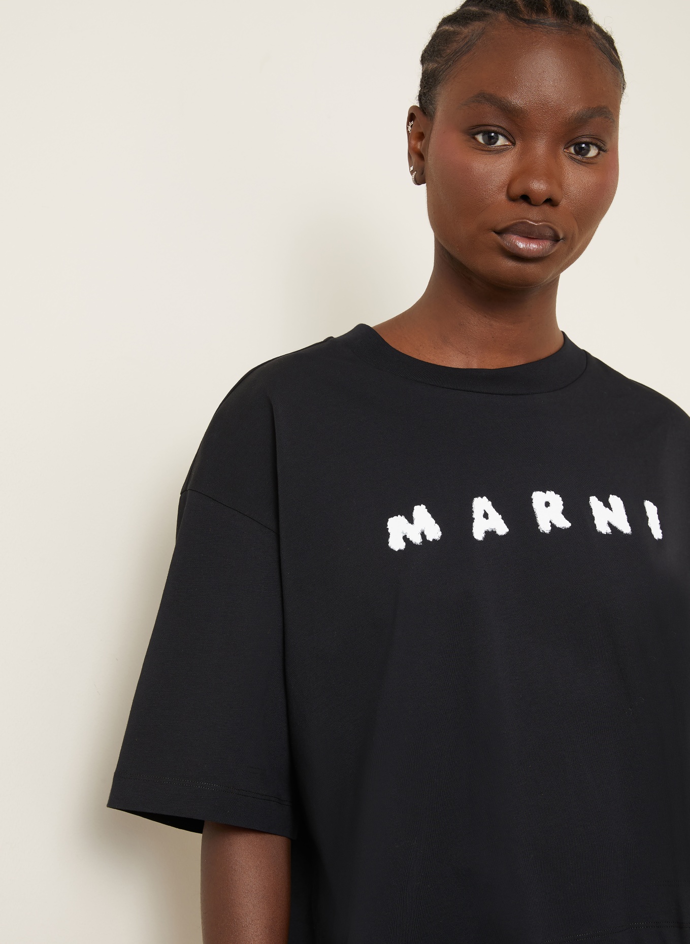 MARNI T-Shirt: SCHWARZ / WEISS