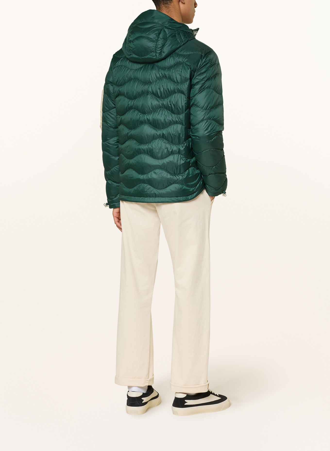 Peak Performance Daunenjacke HELIUM UTILITY: DUNKELGRÜN / BEIGE