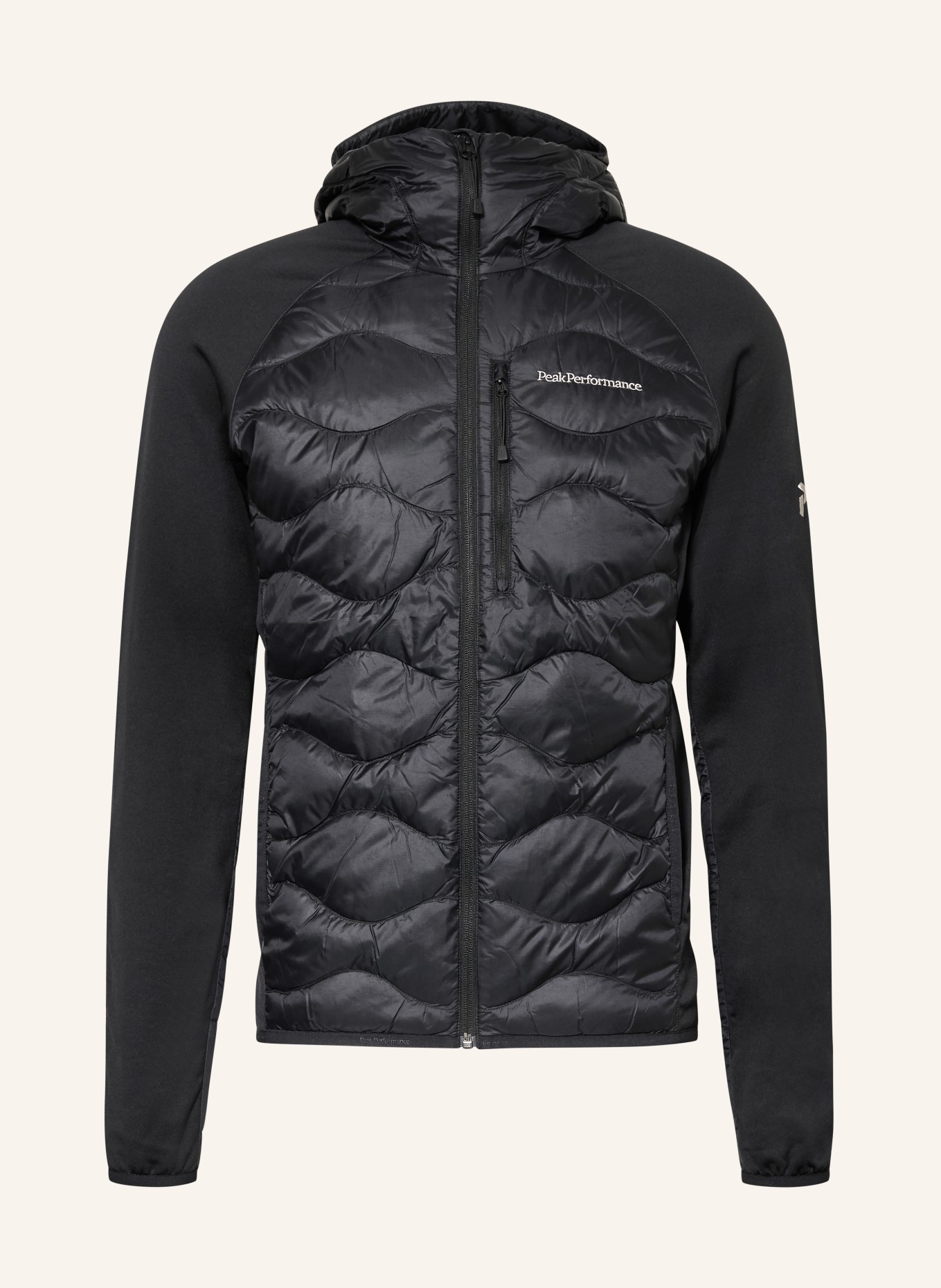 Peak Performance Hybrid-Daunenjacke HELIUM: SCHWARZ