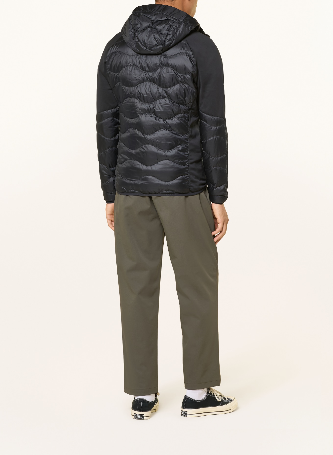 Peak Performance Hybrid-Daunenjacke HELIUM: SCHWARZ