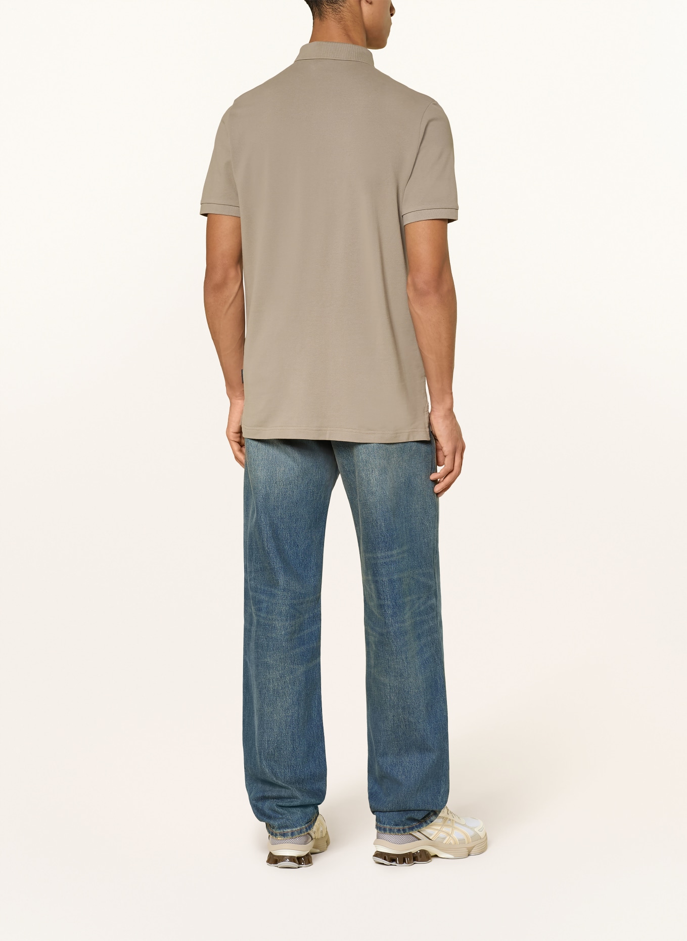 Peak Performance Polokošile z piké: KHAKI