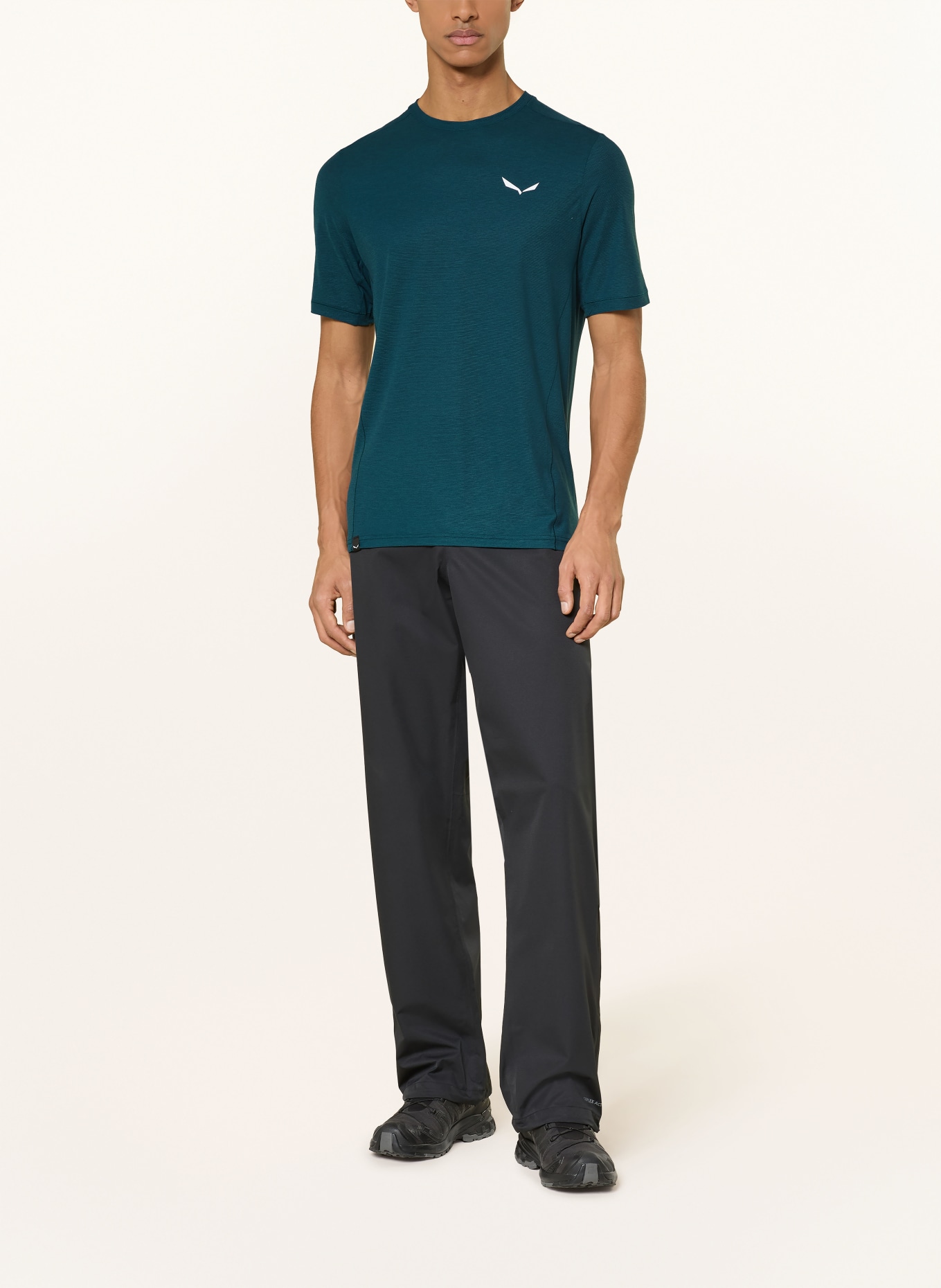 SALEWA T-Shirt PUEZ DRY'TON: PETROL