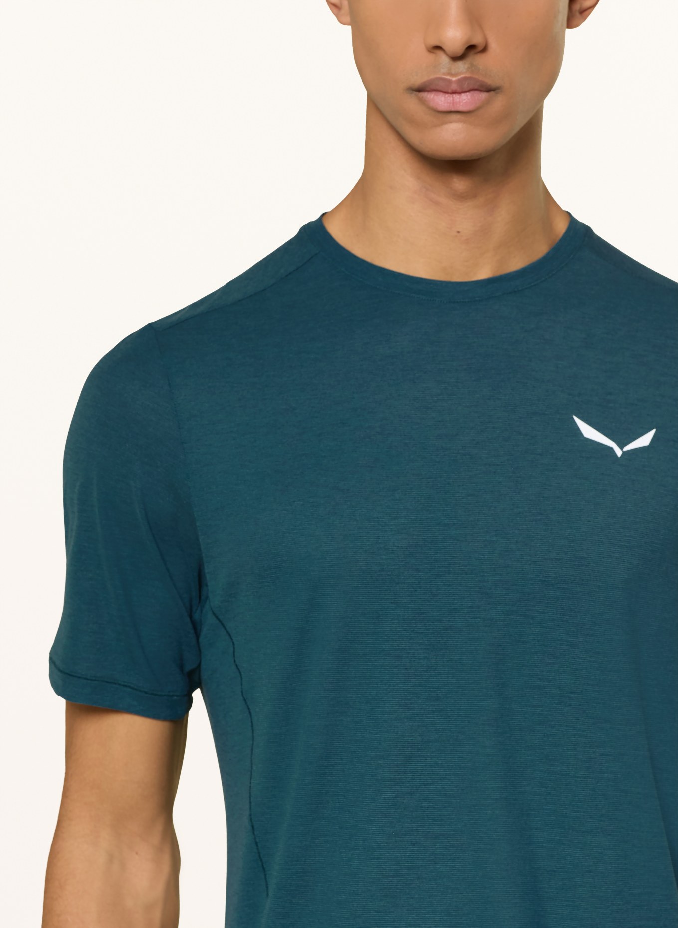 SALEWA T-Shirt PUEZ DRY'TON: PETROL