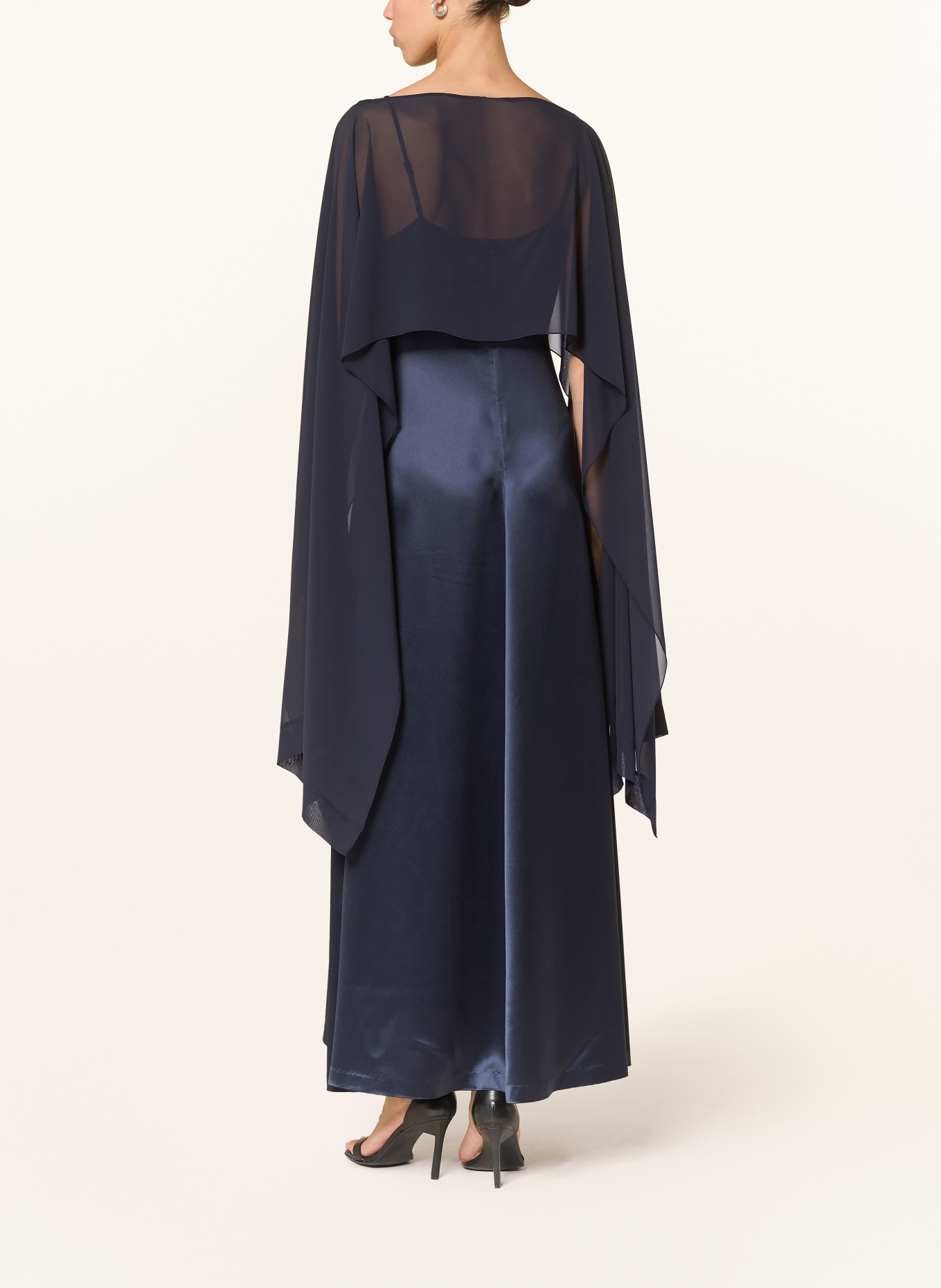 TALBOT RUNHOF Poncho: DUNKELBLAU