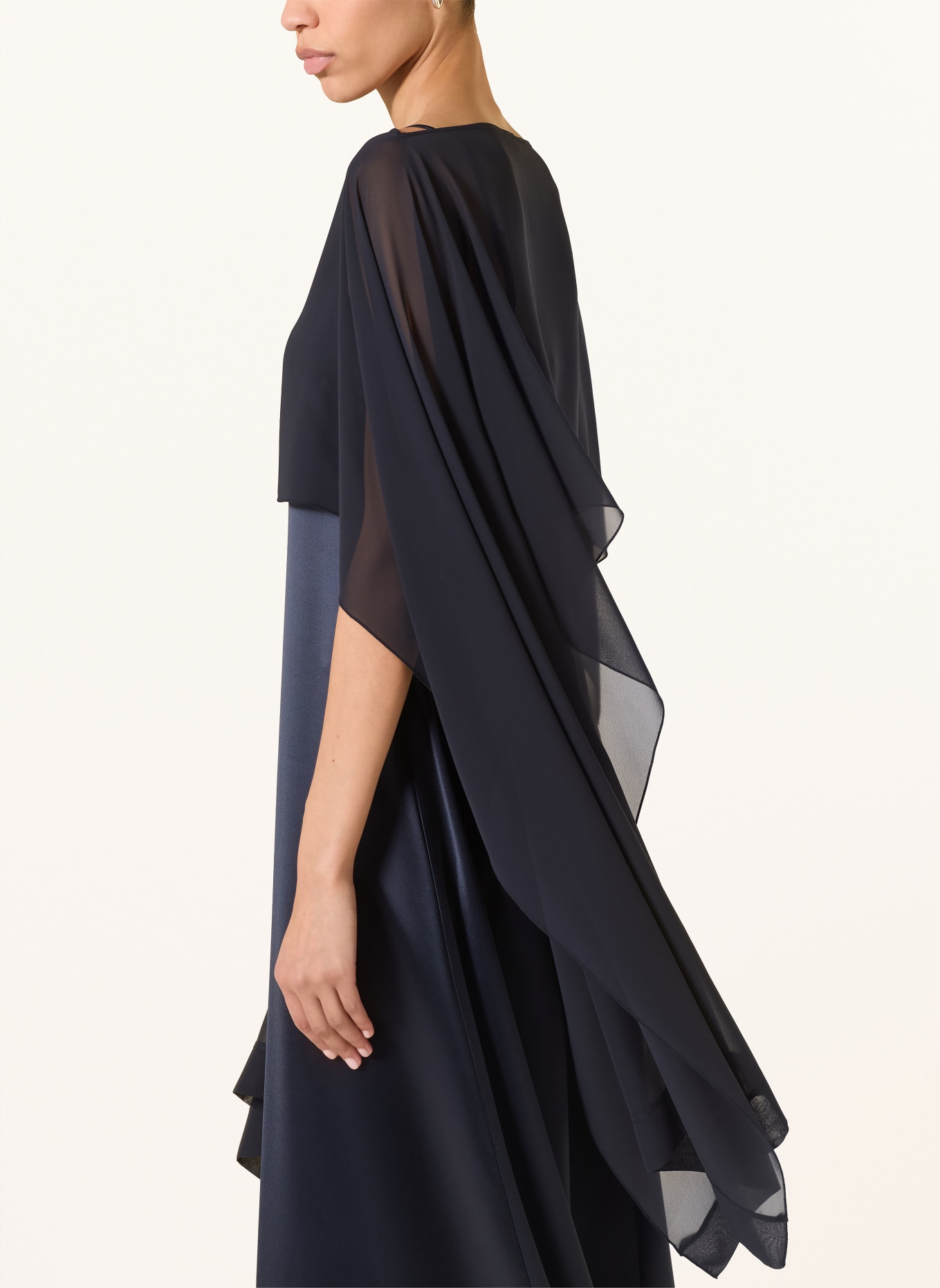 TALBOT RUNHOF Poncho: DUNKELBLAU