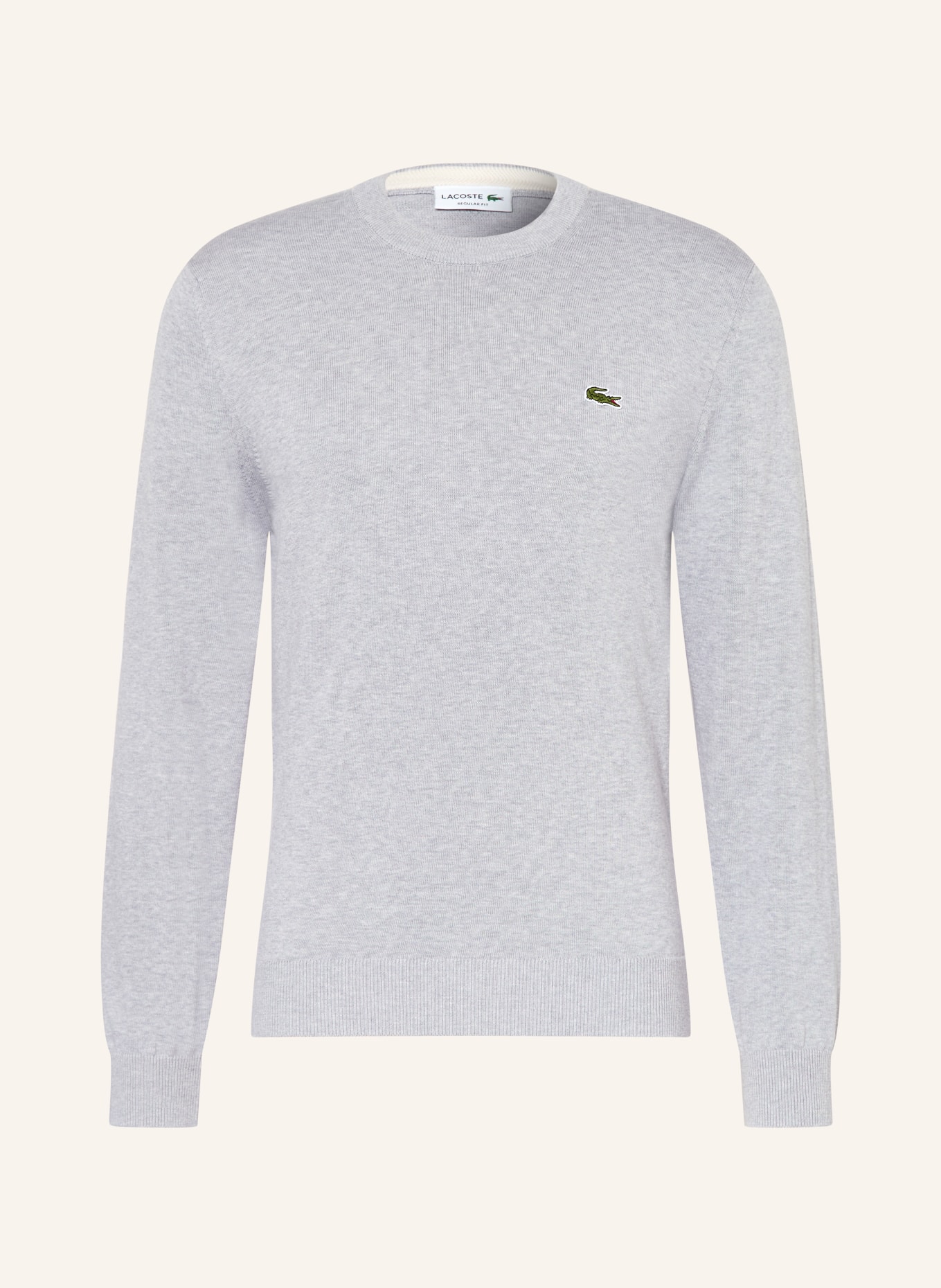 LACOSTE Pullover: GRAU