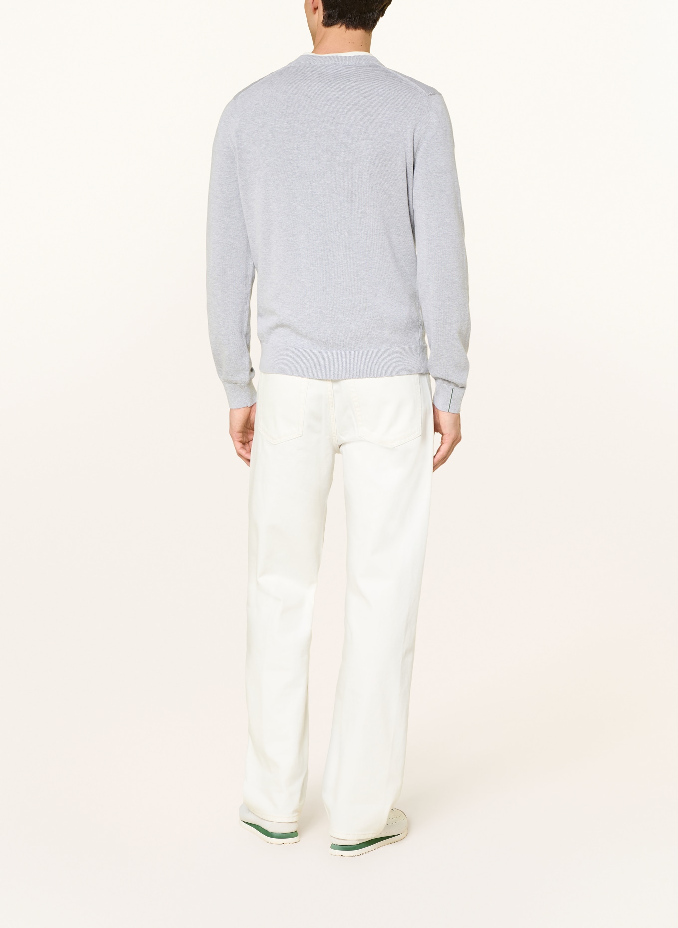 LACOSTE Pullover: GRAU