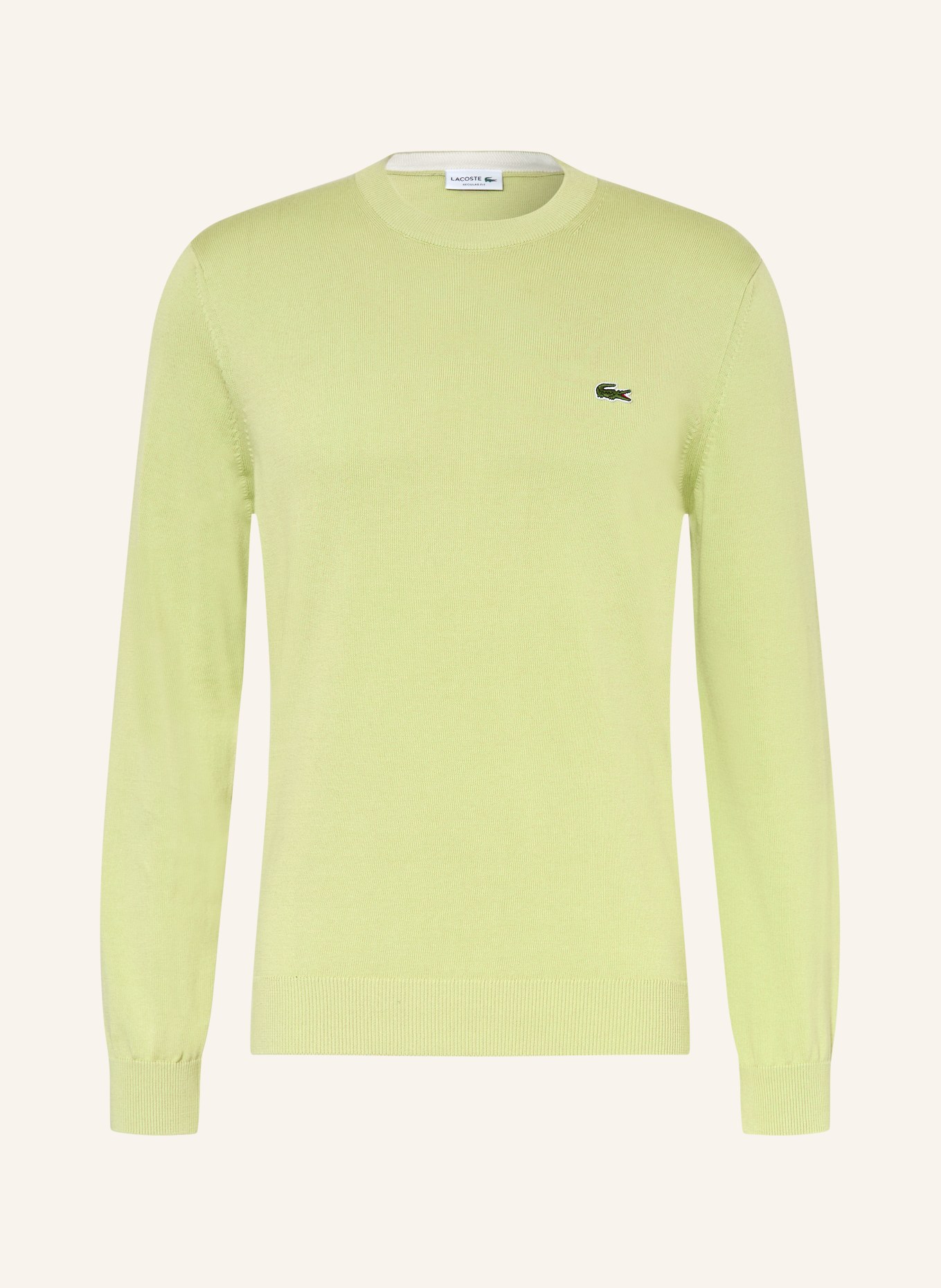 LACOSTE Pullover: HELLGRÜN