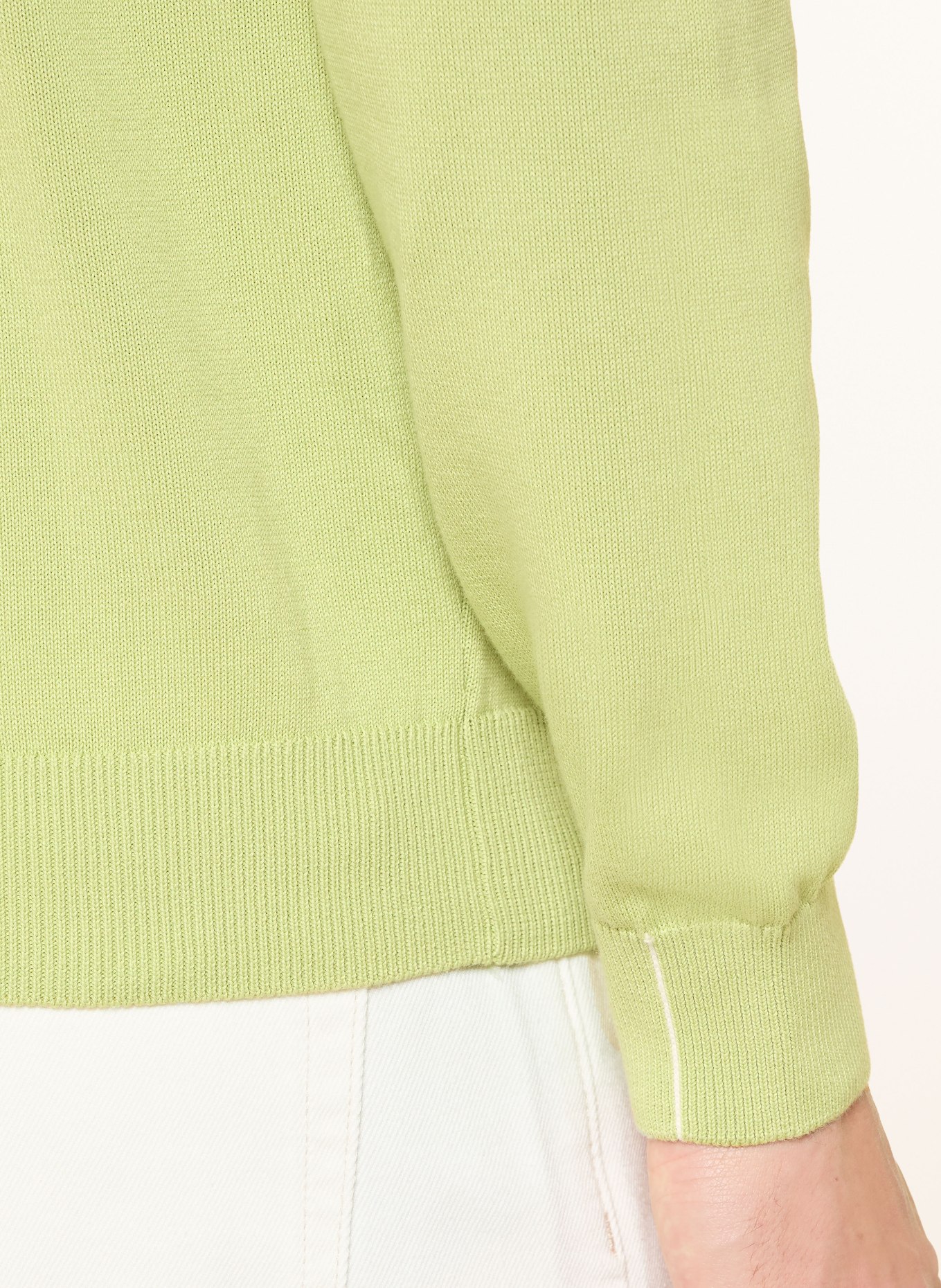 LACOSTE Pullover: HELLGRÜN