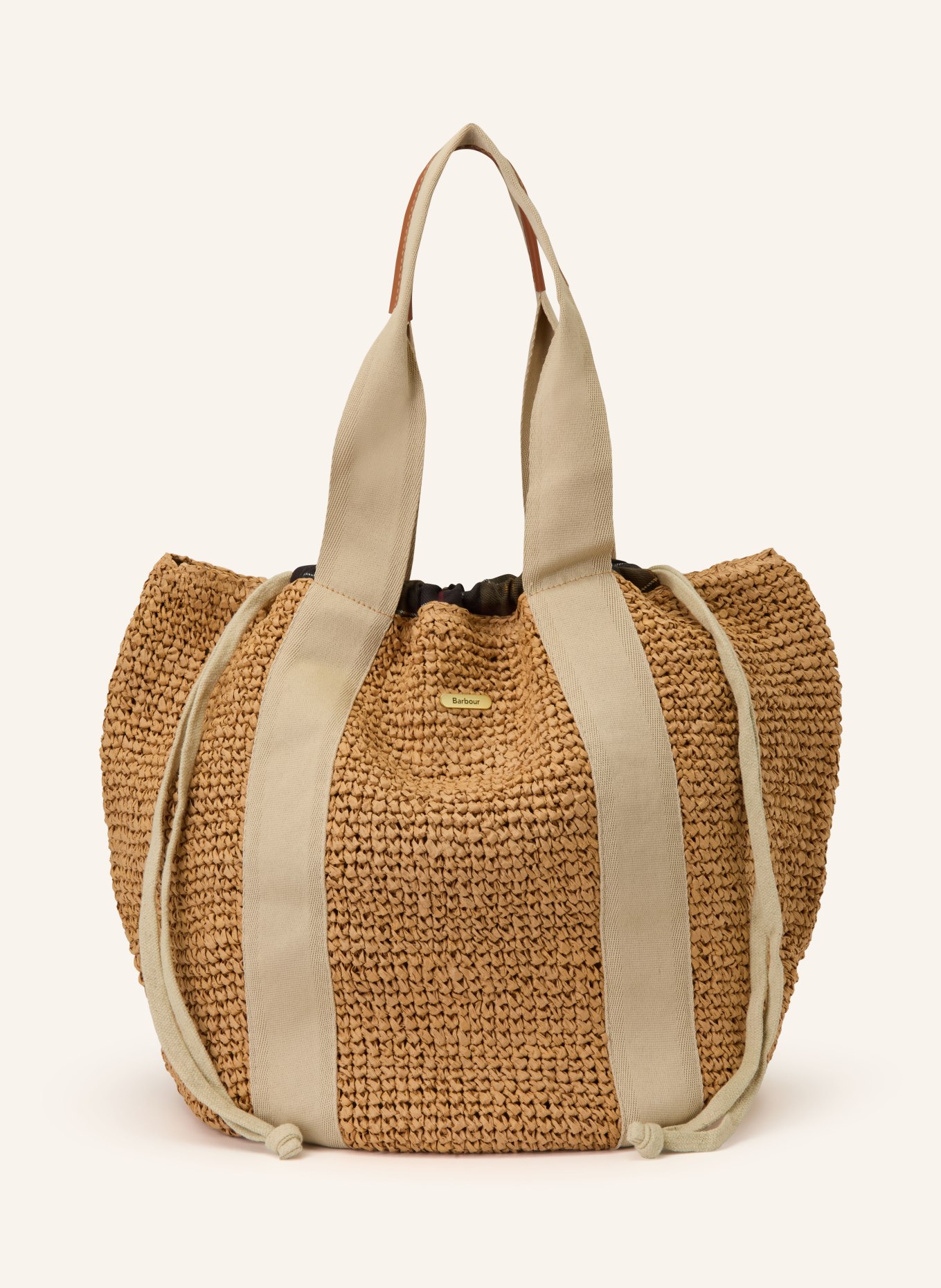 Barbour Shopper: HELLBRAUN / BEIGE / DUNKELBLAU