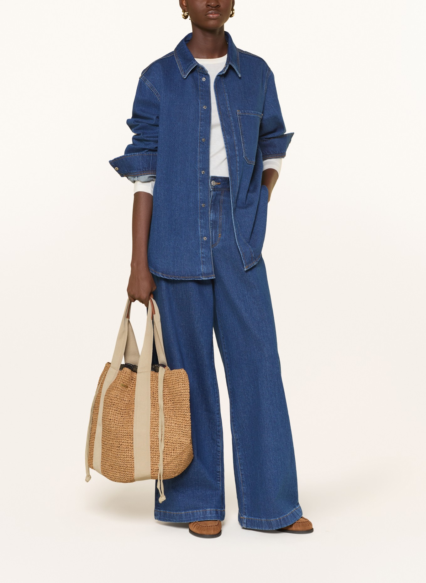 Barbour Shopper: HELLBRAUN / BEIGE / DUNKELBLAU