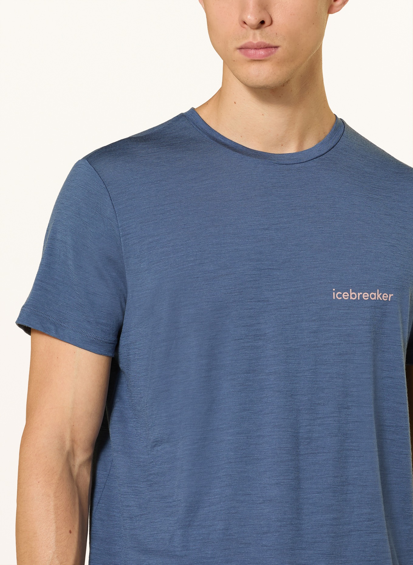 icebreaker T-Shirt aus Merinowolle: BLAU