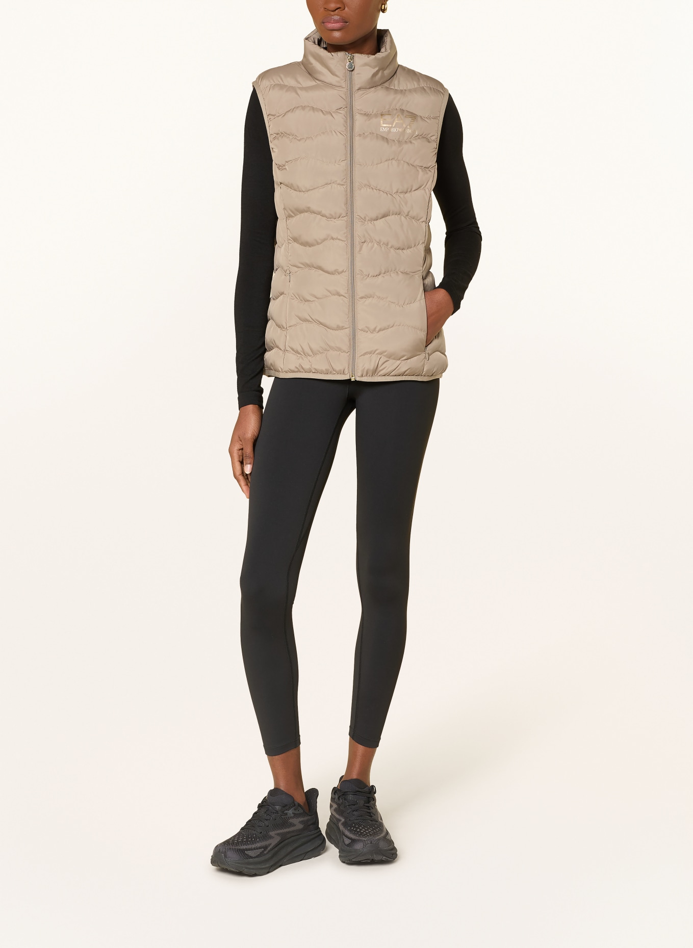 EA7 EMPORIO ARMANI TRAIN CORE functional vest: BEIGE