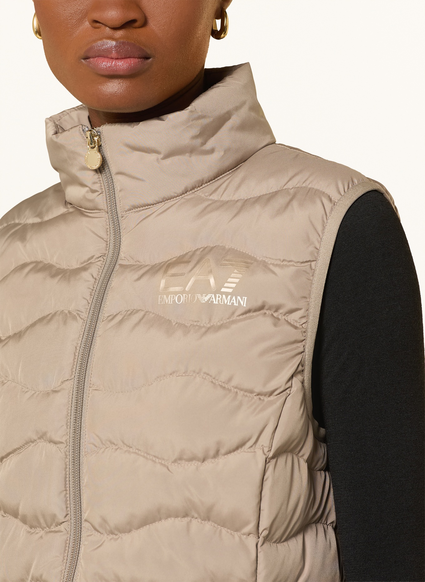 EA7 EMPORIO ARMANI TRAIN CORE functional vest: BEIGE