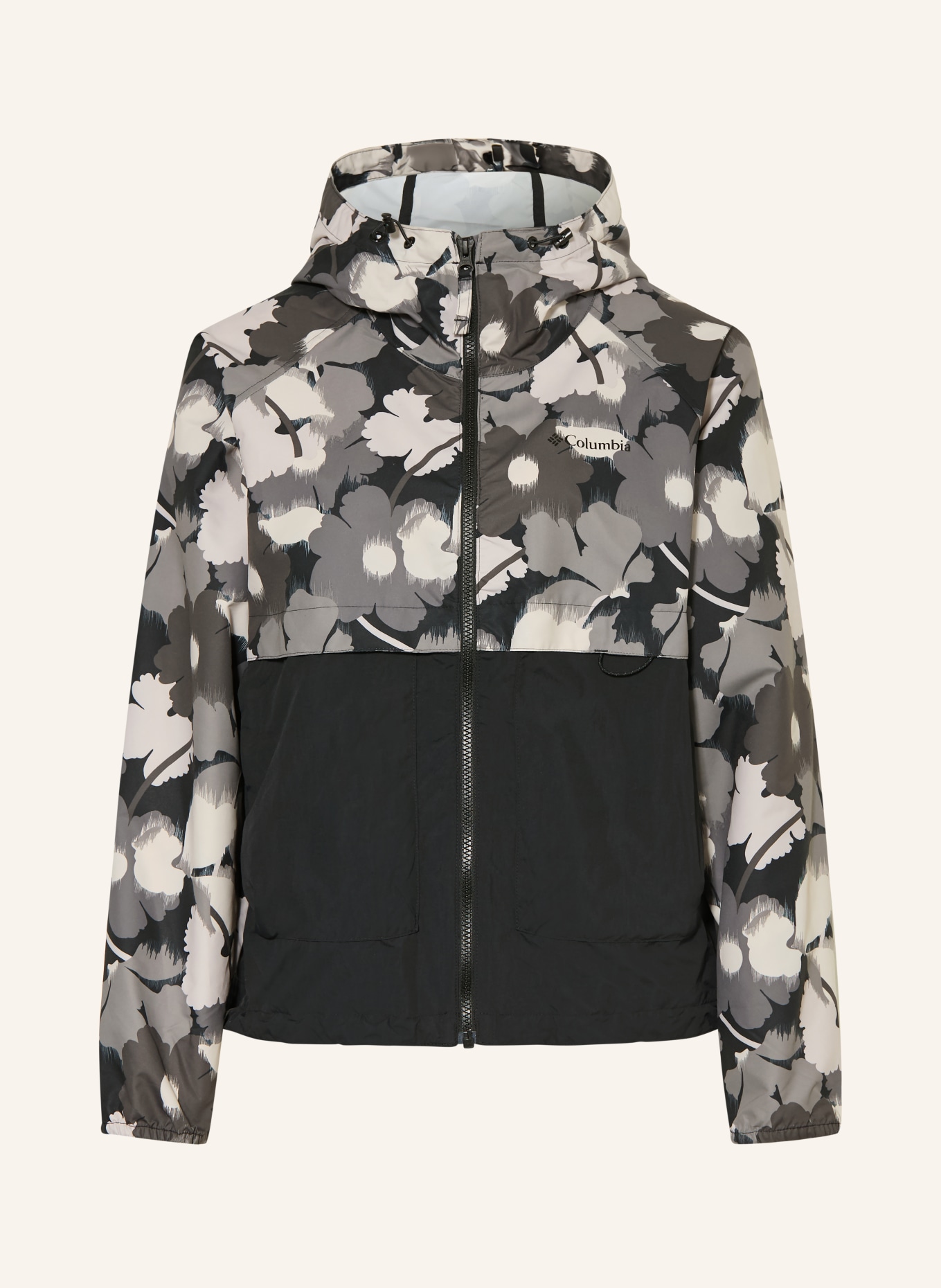 Columbia Větrovka SPIRE VALLEY™: ČERNÁ / ŠEDÁ