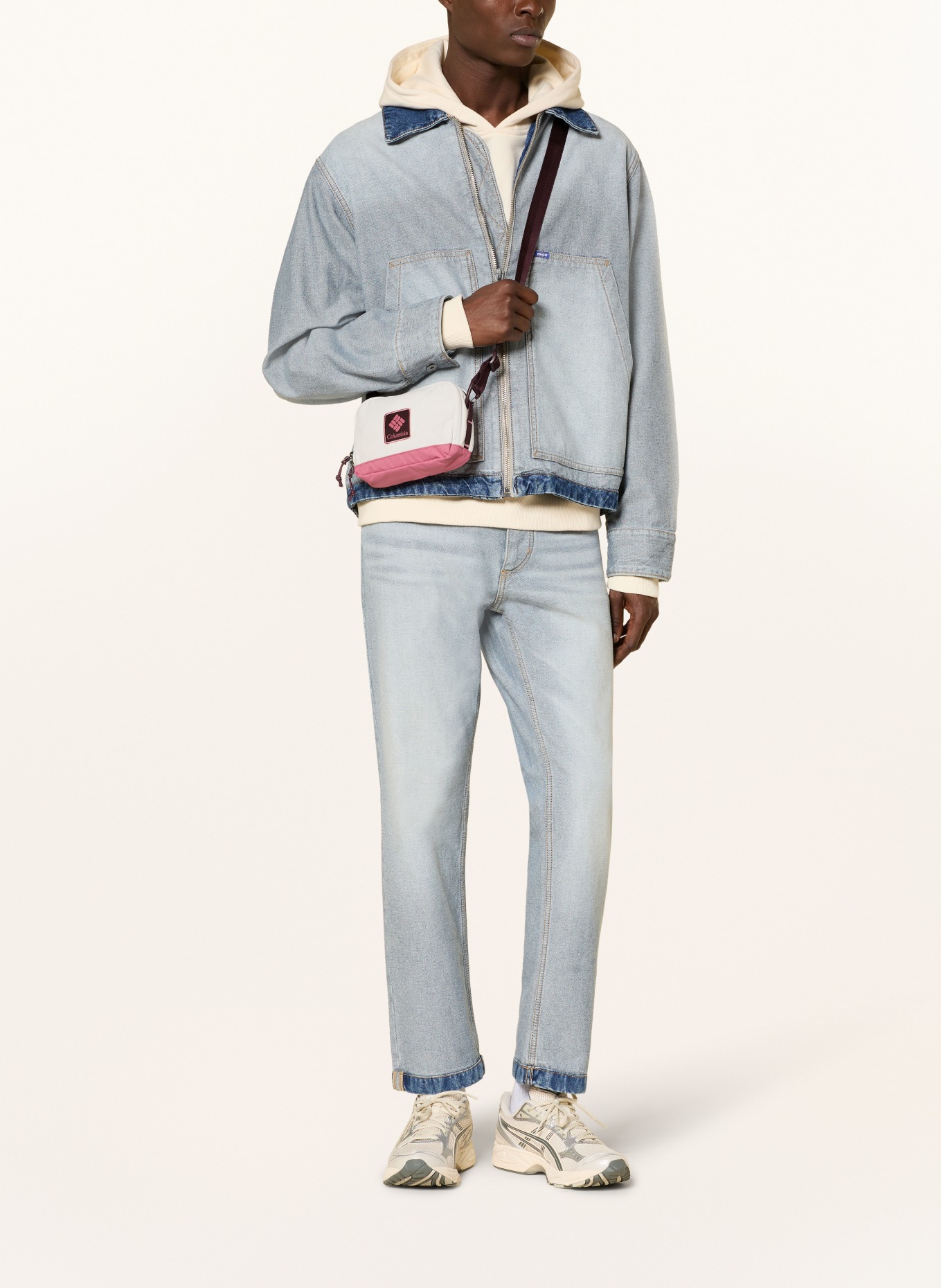 Columbia TRAIL TRAVELER™ crossbody bag: WHITE / DUSKY PINK