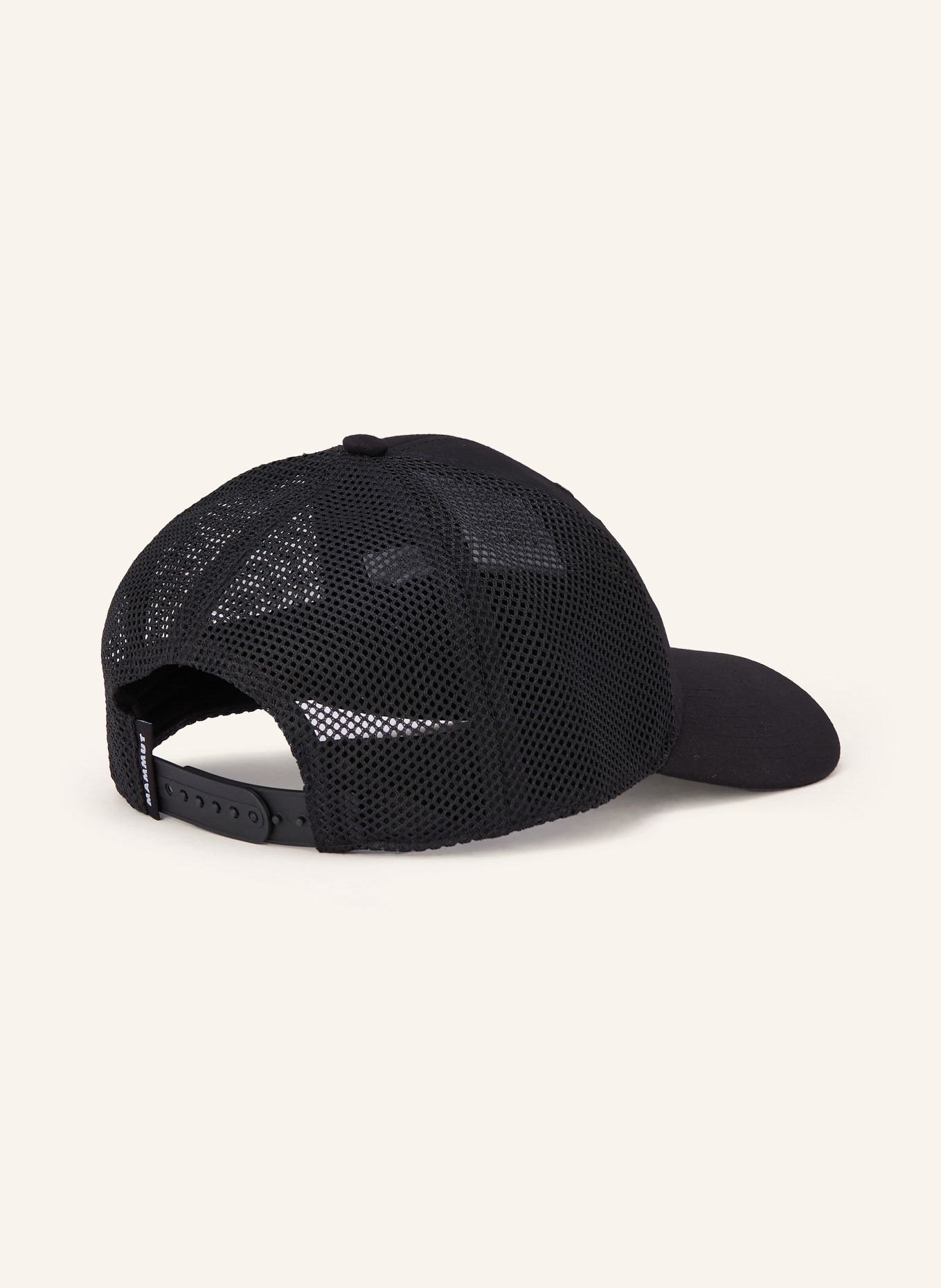 MAMMUT Cap BASEBALL MESH: BLACK / WHITE