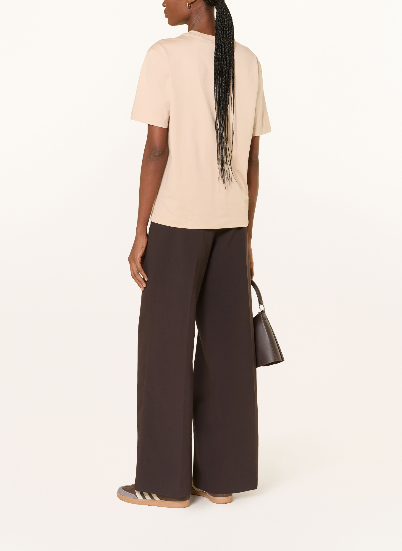 LACOSTE T-Shirt: BEIGE