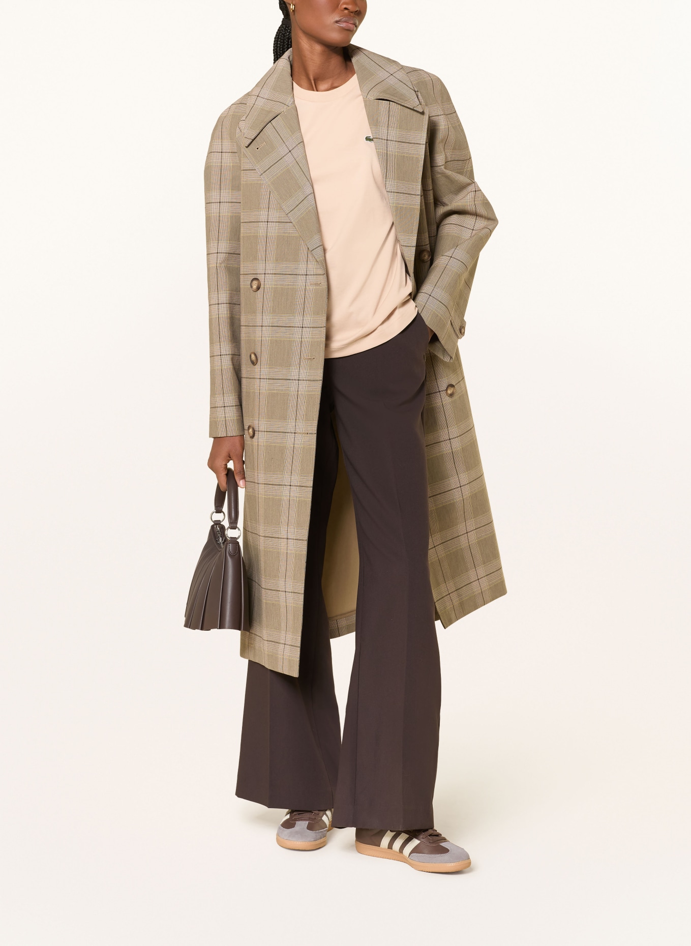 LACOSTE T-Shirt: BEIGE