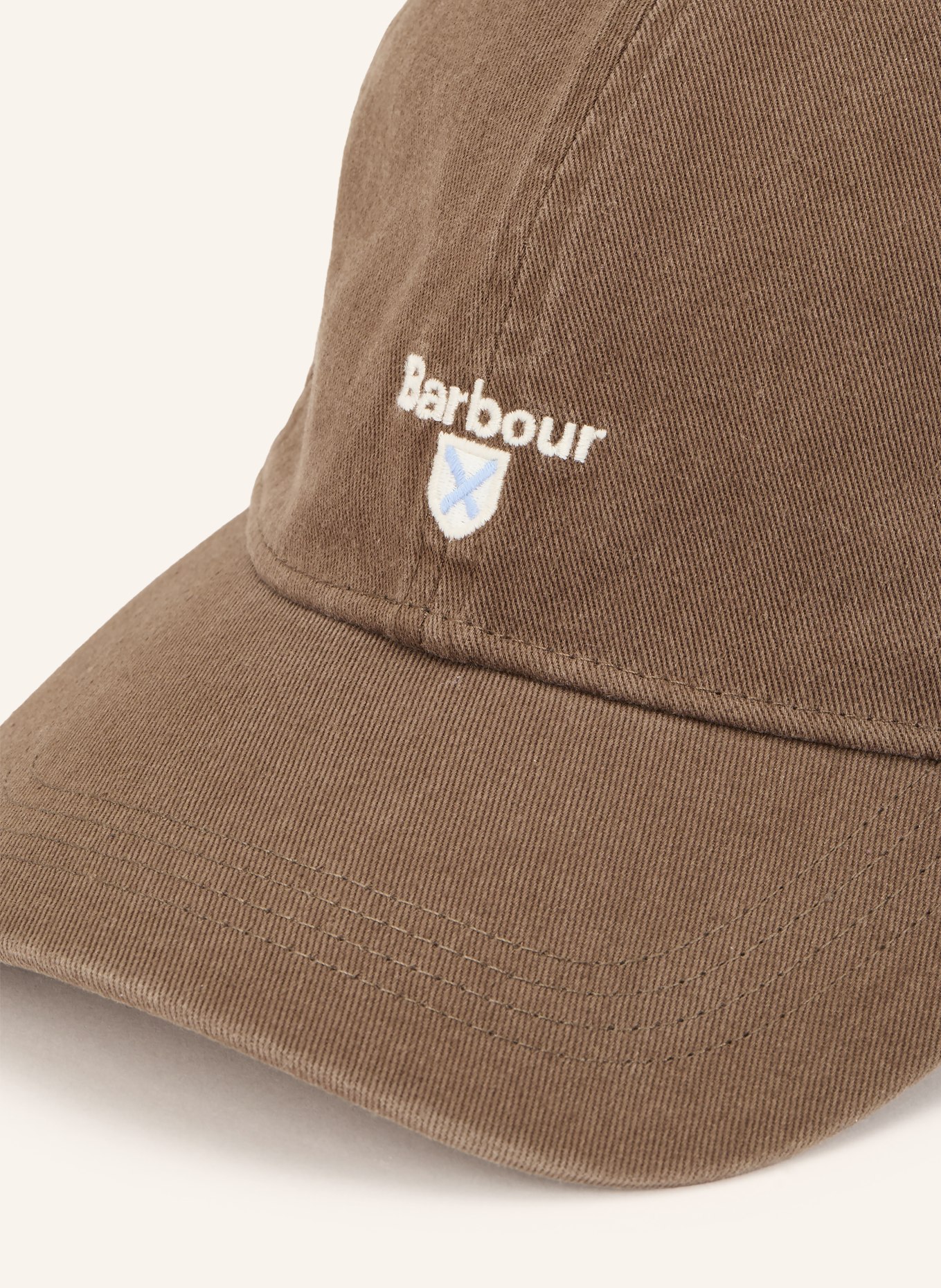 Barbour Cap CASCADE: OLIV / HELLBLAU / WEISS