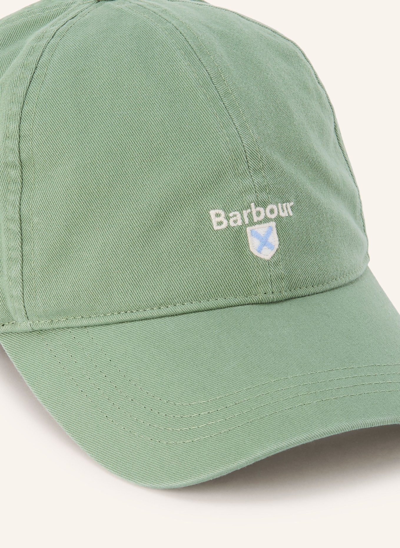 Barbour Czapka CASCADE: ZIELONY / ECRU / JASNONIEBIESKI