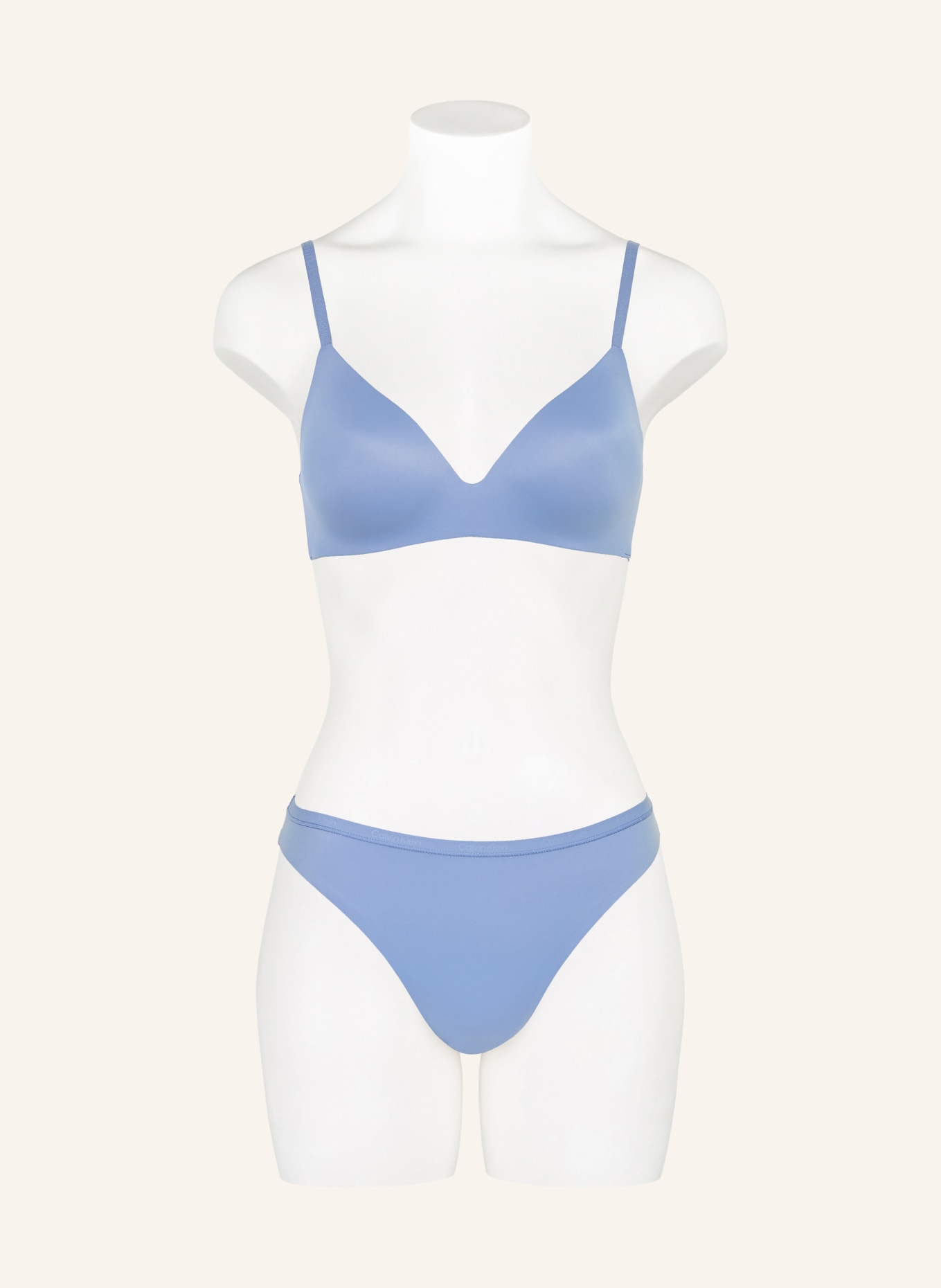 Calvin Klein Podprsenka pod tričko PERFECTLY FIT: ČERNOŠEDÁ