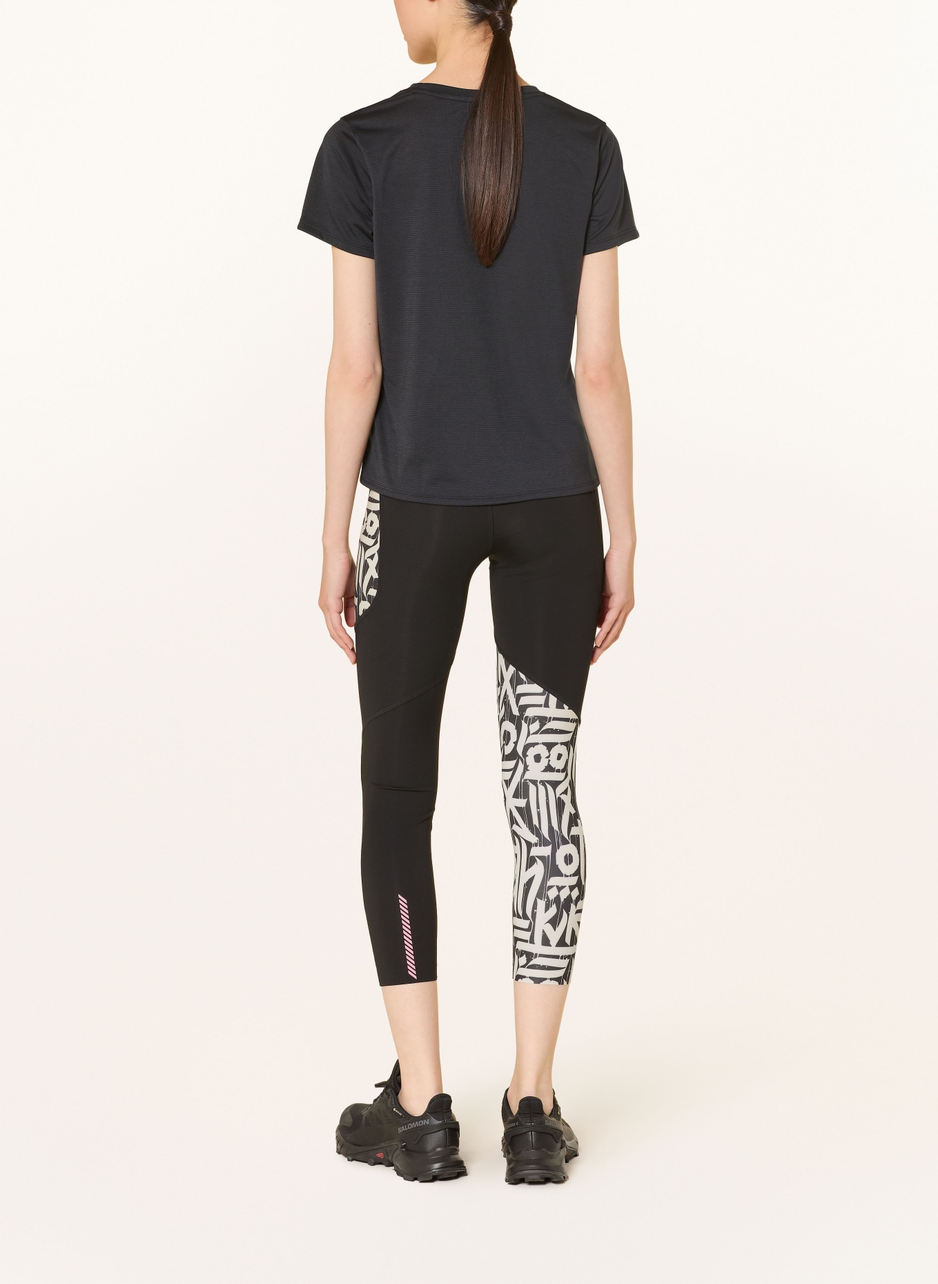 DYNAFIT 7/8 legíny TRAIL: ČERNÁ