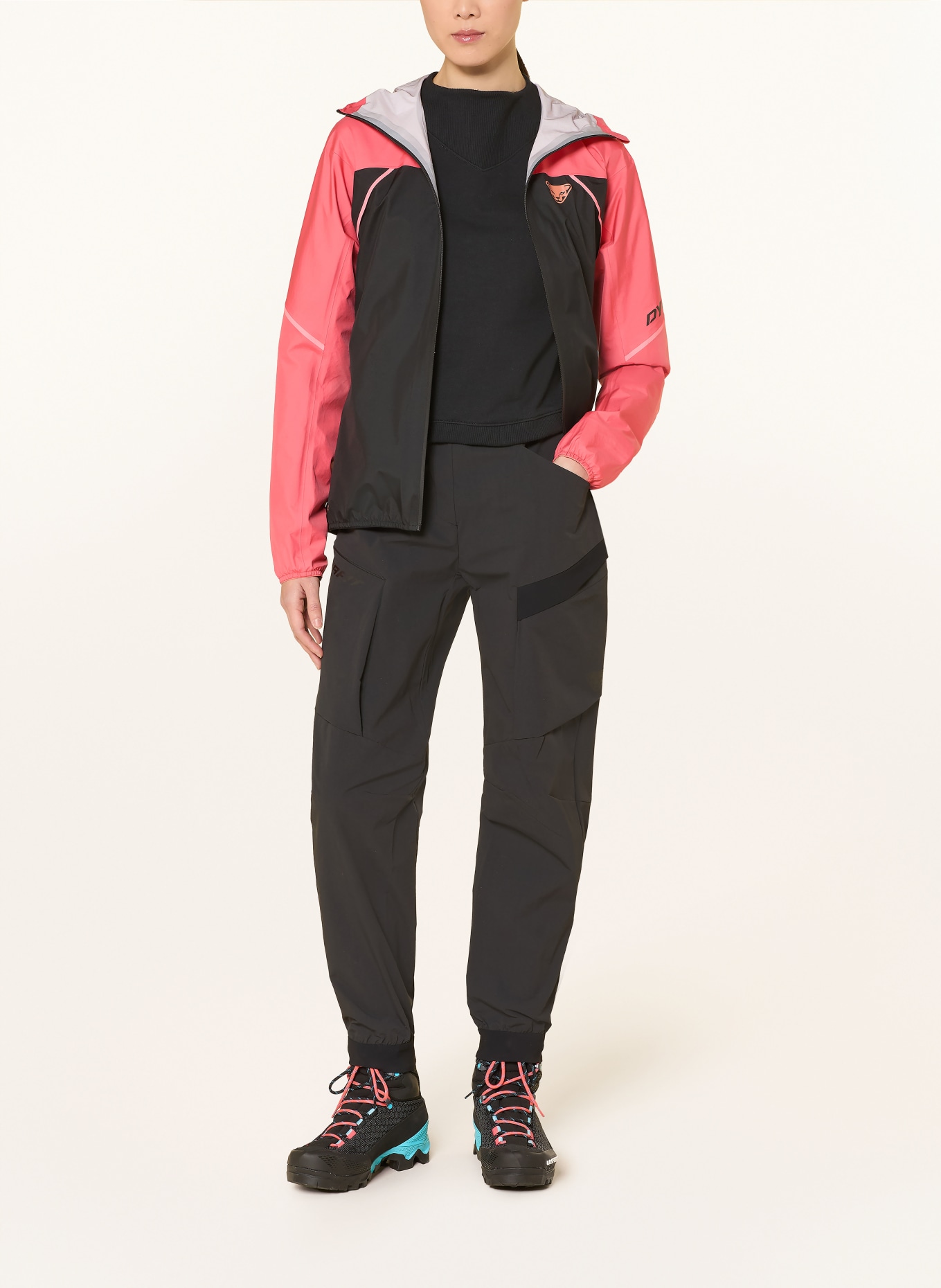 DYNAFIT Trekingové kalhoty TRANSALPER: ČERNÁ