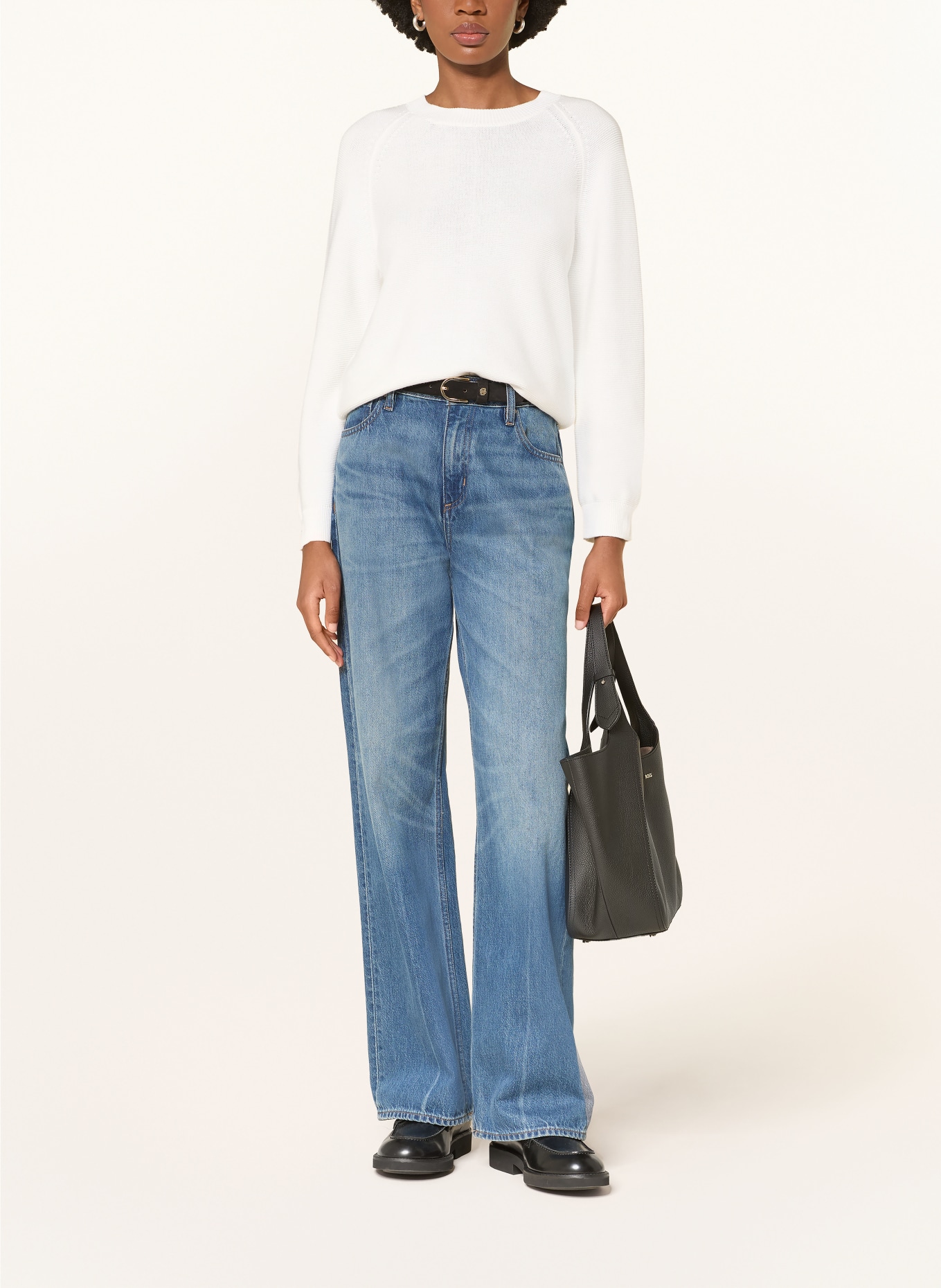 BOSS Pullover FOVILA: ECRU