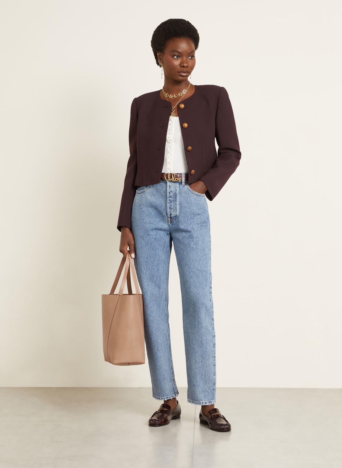 Chloé Shopper SPIN: WOODROSE