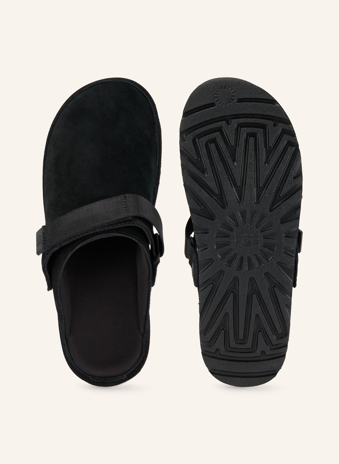 UGG Slides GOLDENSTAR CLOG: BLACK