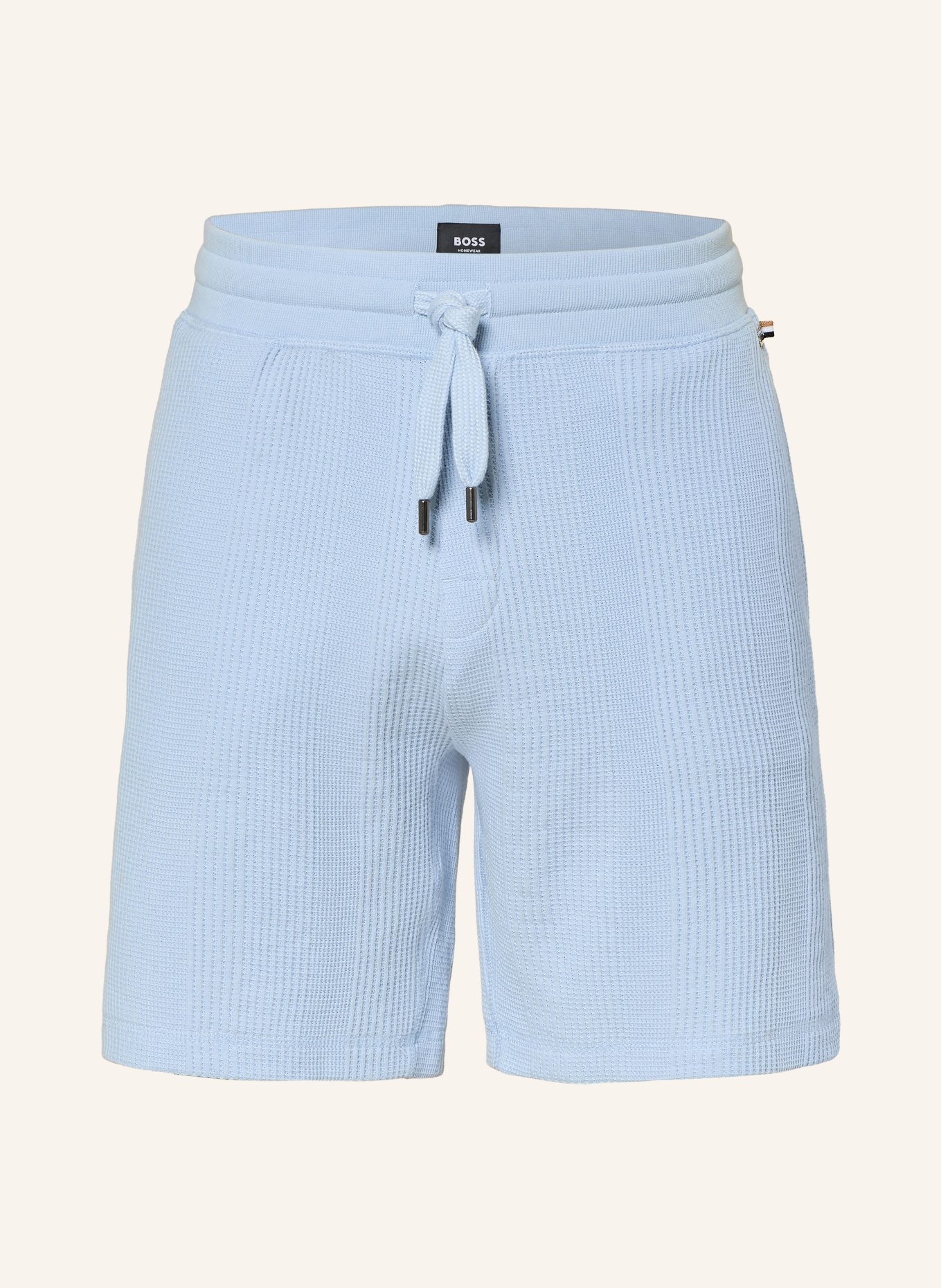 BOSS Schlafshorts STRUCTURE: HELLBLAU